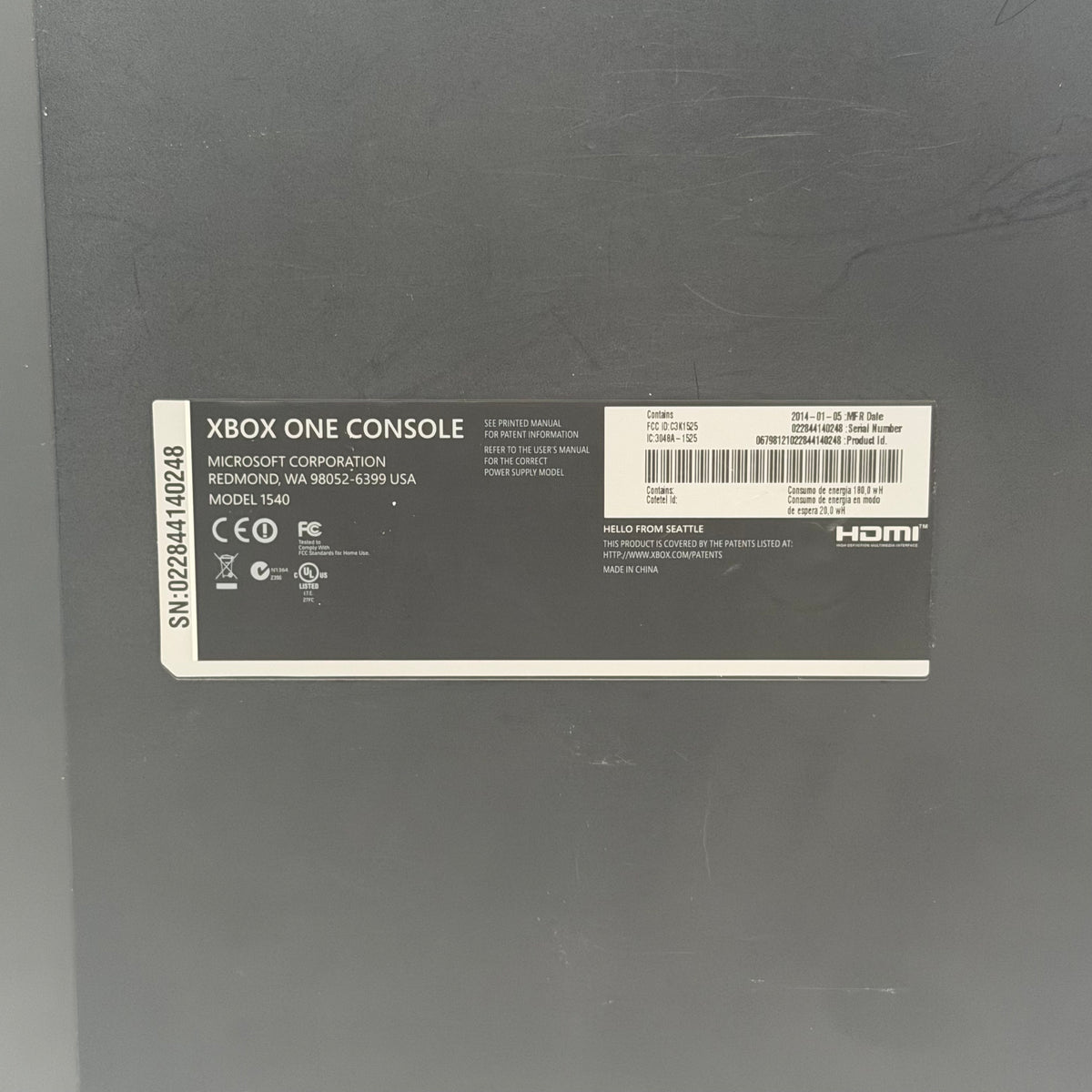 Microsoft Xbox One (1540) 2013 Console - Broken - Power Issue