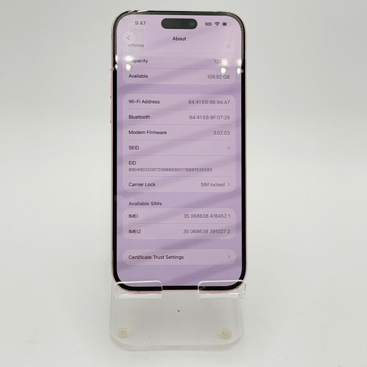 Apple iPhone 15 Plus 128GB Pink -ATT