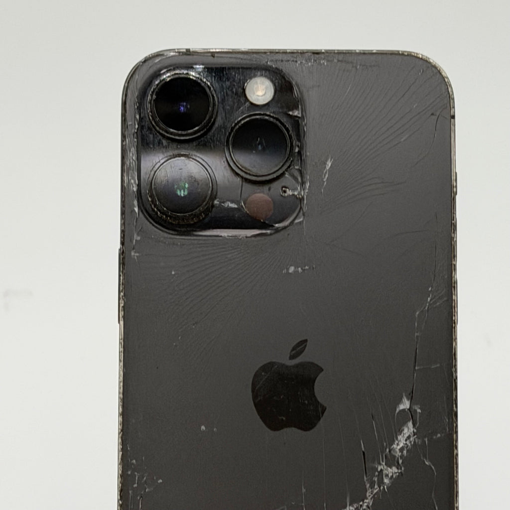 Apple iPhone 14 Pro Max 128GB (UNLOCKED) Black - 78% 🔋 Cracked Back