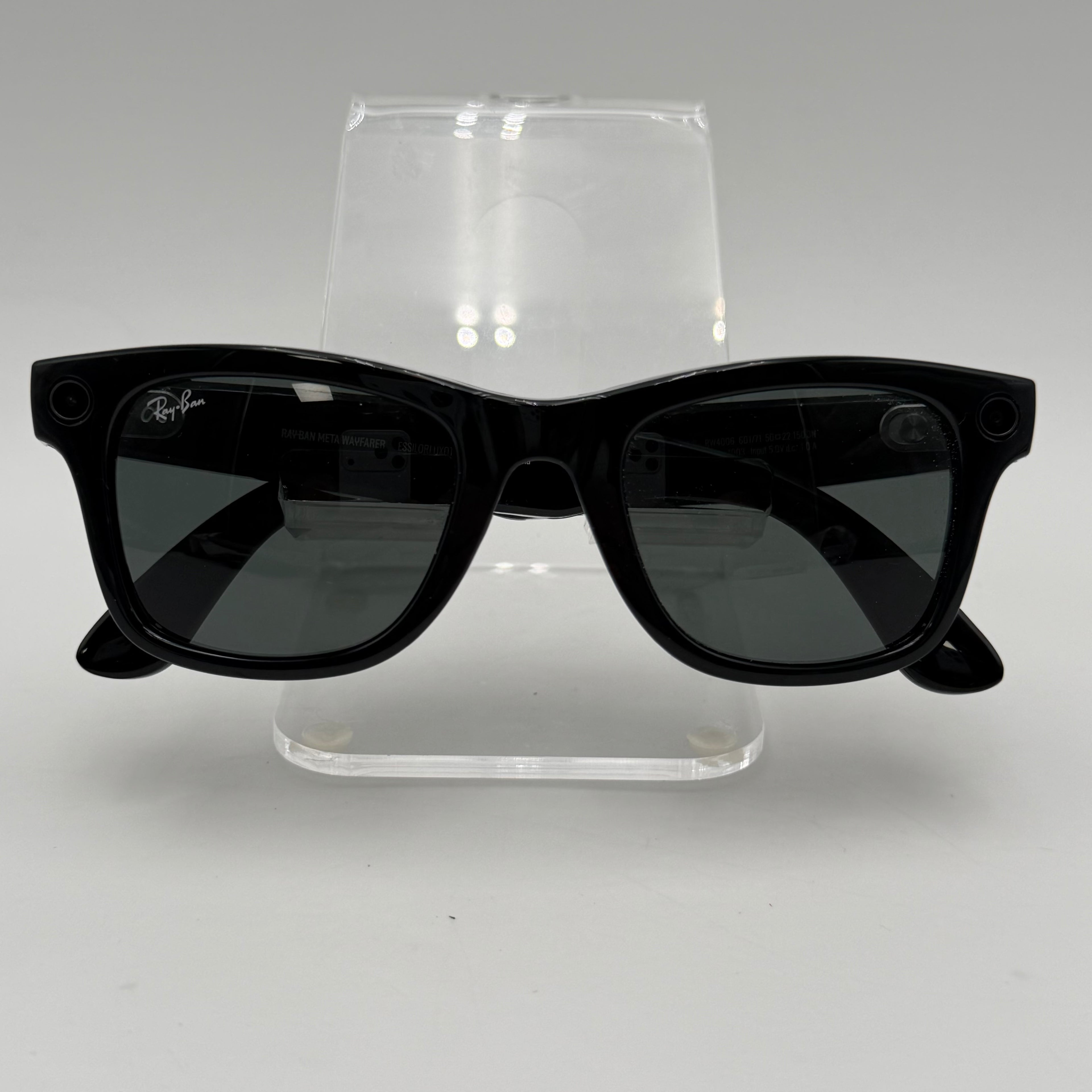 Broken No Power Ray-Ban Meta Wayfarer Gen 1 Shiny Black RW4006 60171 Smart Glasses