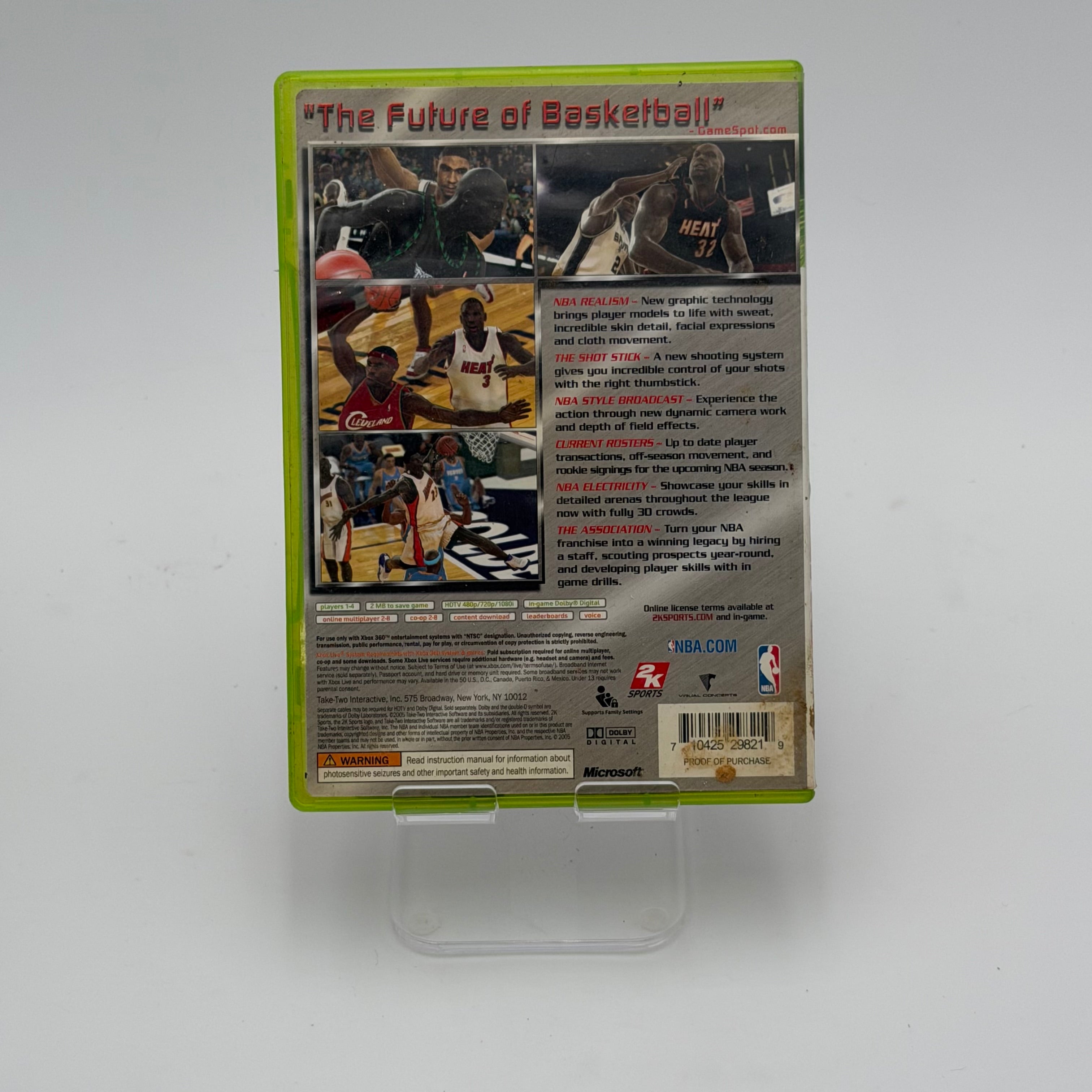 Xbox 360 NBA 2K6 Video Game - Shaq  Cover