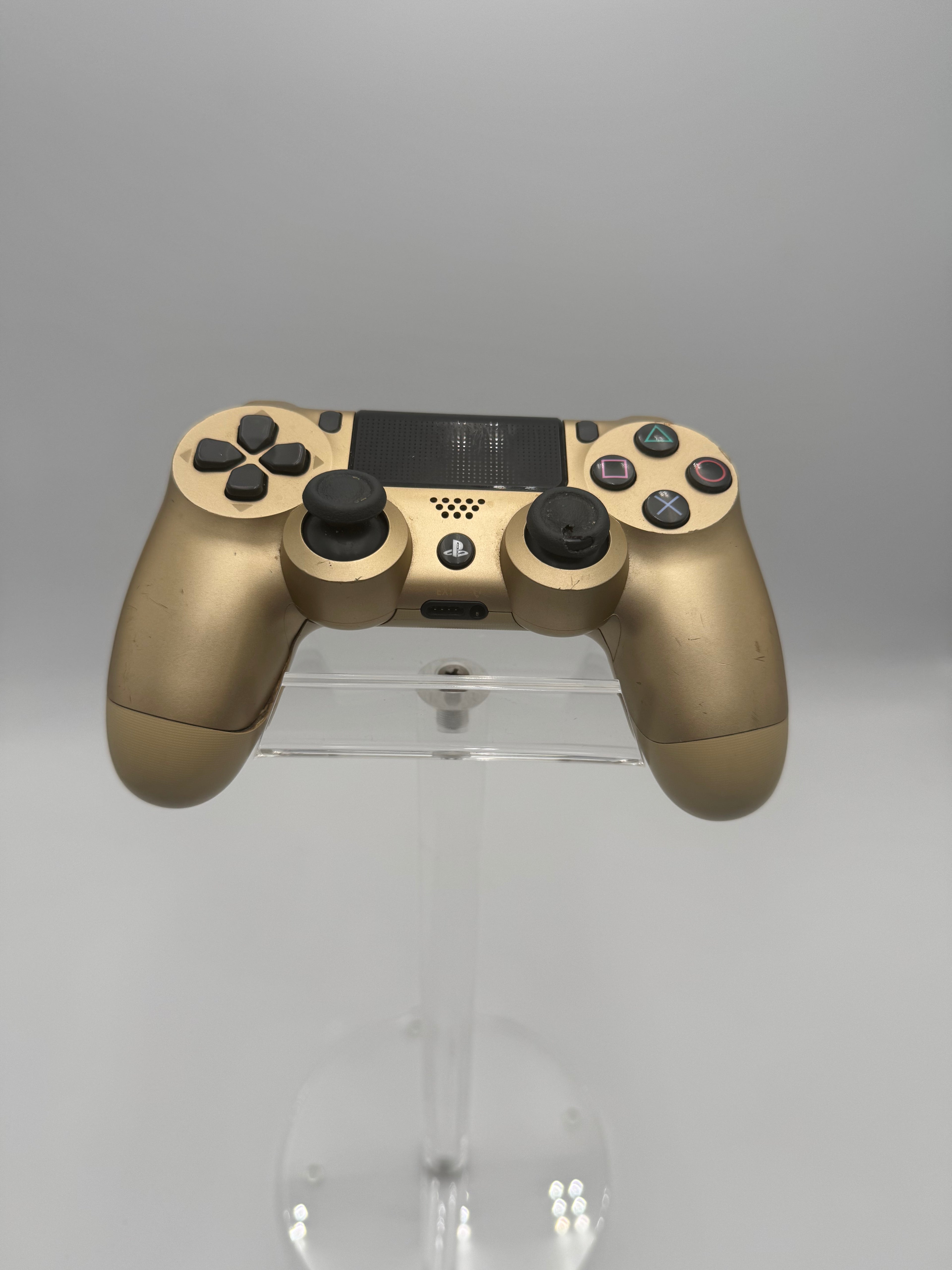 Sony PS4 CUH-ZCT2U Wireless Game Controller - Gold Broken Stick Drift