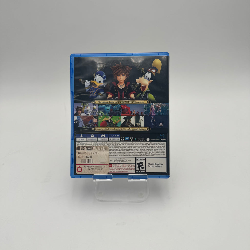 Sony PlayStation 4 PS4 Kingdom Hearts III Video Game