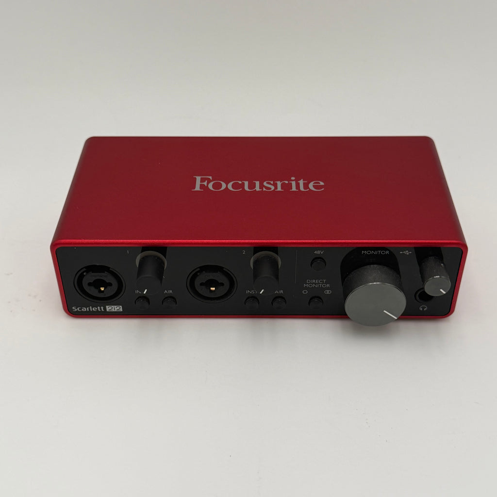 Focusrite Scarlett 2i2 USB Audio Interface 3rd Generation Red