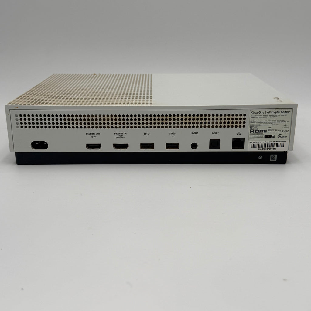 Microsoft Xbox One S 1TB All-Digital Gaming System White 1681 - Console Only