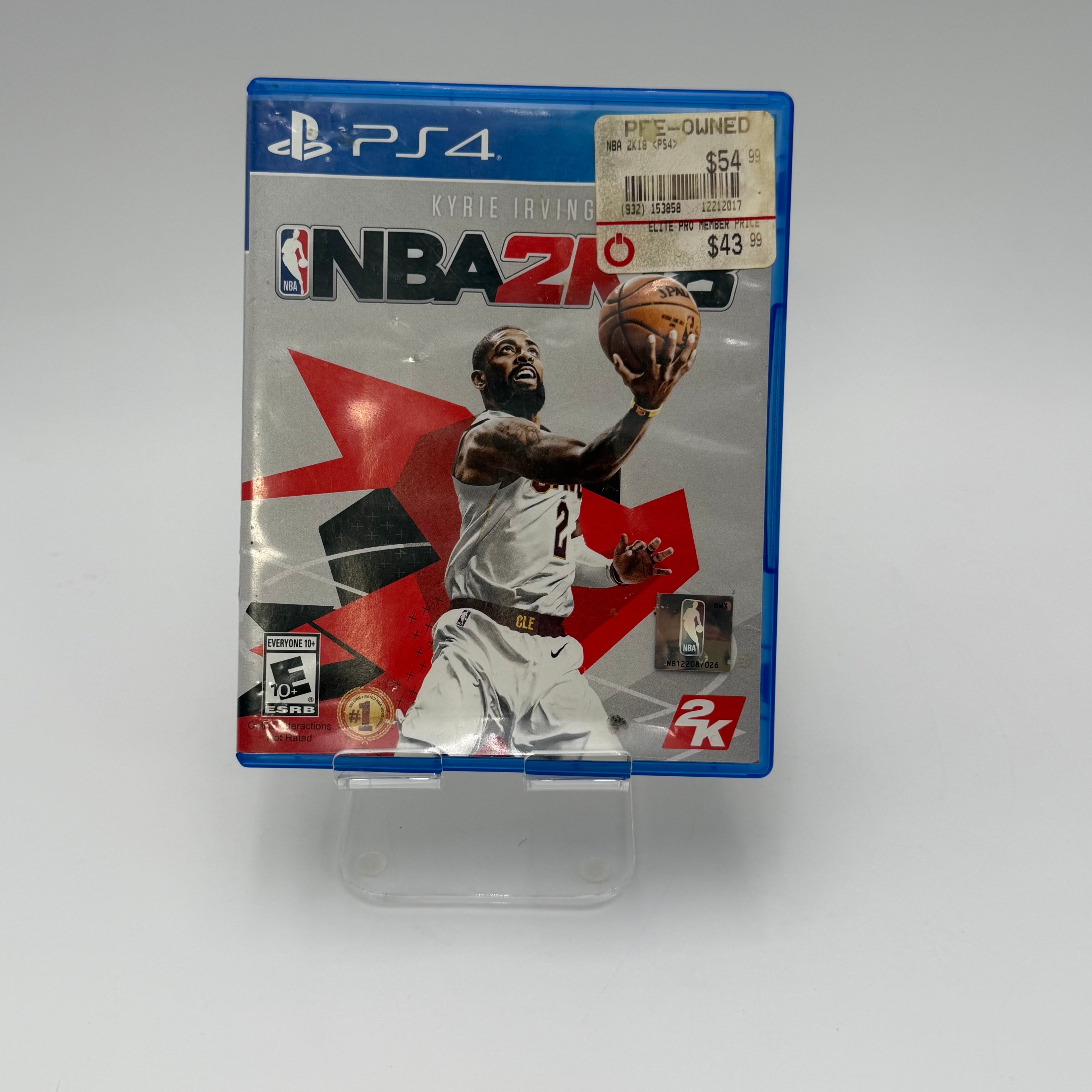 NBA 2K18 PS4 For Sony PlayStation 4 2K Video Game and Game Case