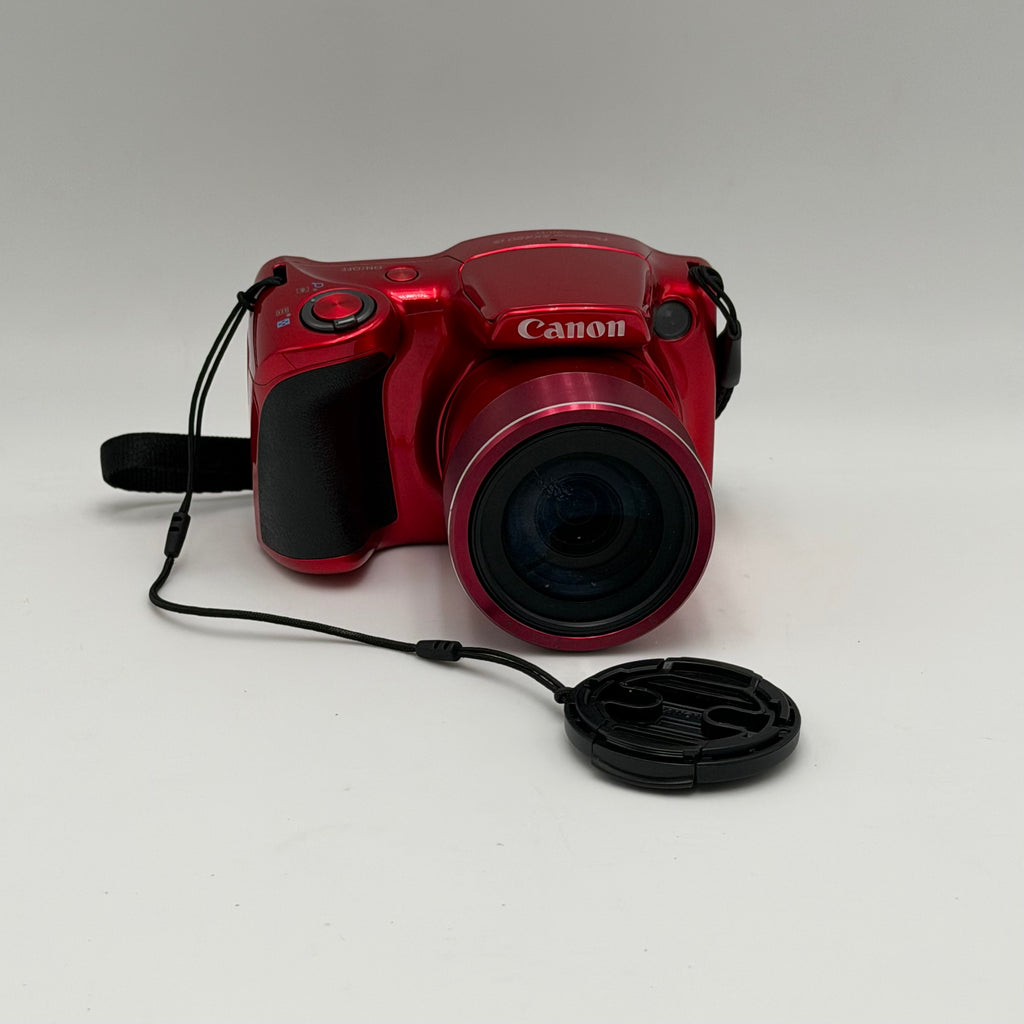 Canon PowerShot SX420 IS Digital Camera Red Used - A