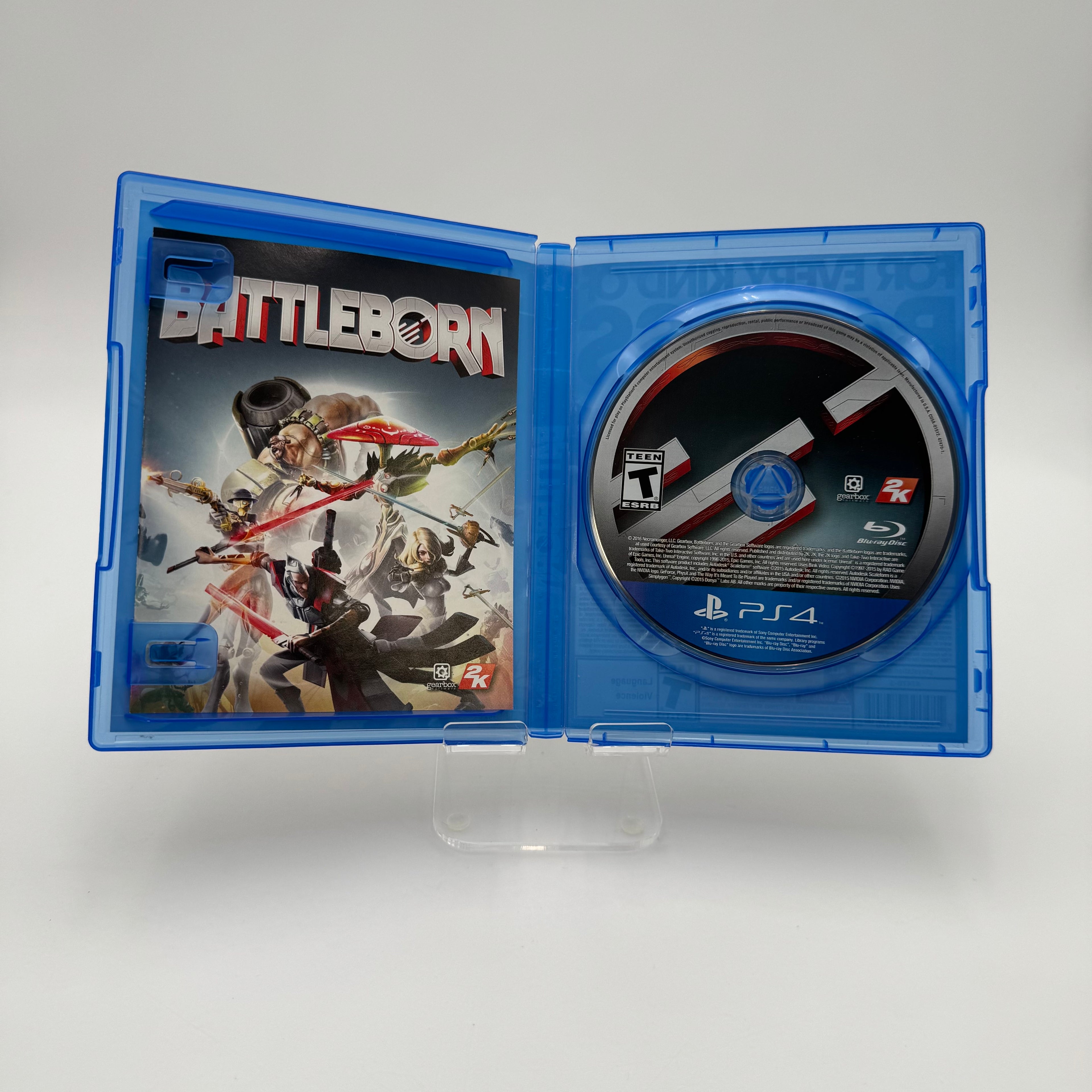 PlayStation 4 Battleborn Video Game - Complete with Case, Manual & Inserts
