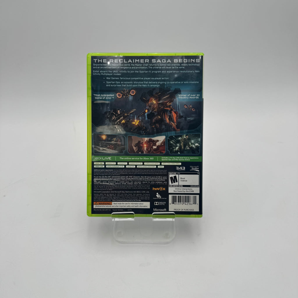 Microsoft Xbox 360 Halo 4 Video Game - Great Condition
