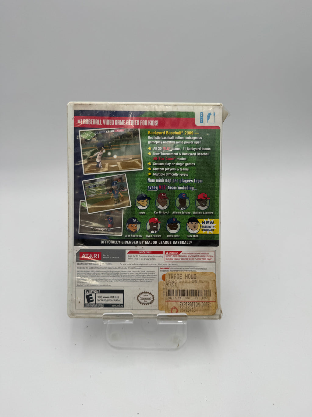 Backyard Baseball 09 Nintendo Wii - Used C Case Manual Inserts