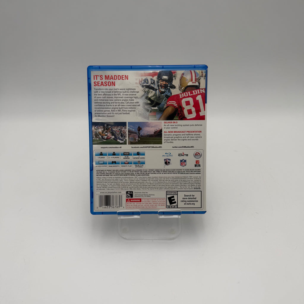 PlayStation 4 PS4 Madden NFL 15 - Tested/Working