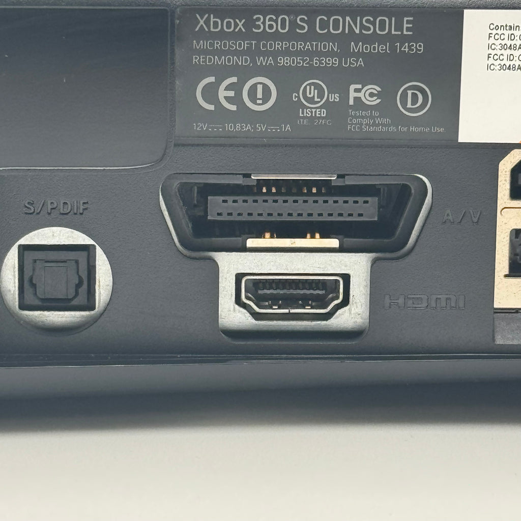 Microsoft Xbox 360 S (1439) 2010 4GB Console w/ Controller - Tested/Working