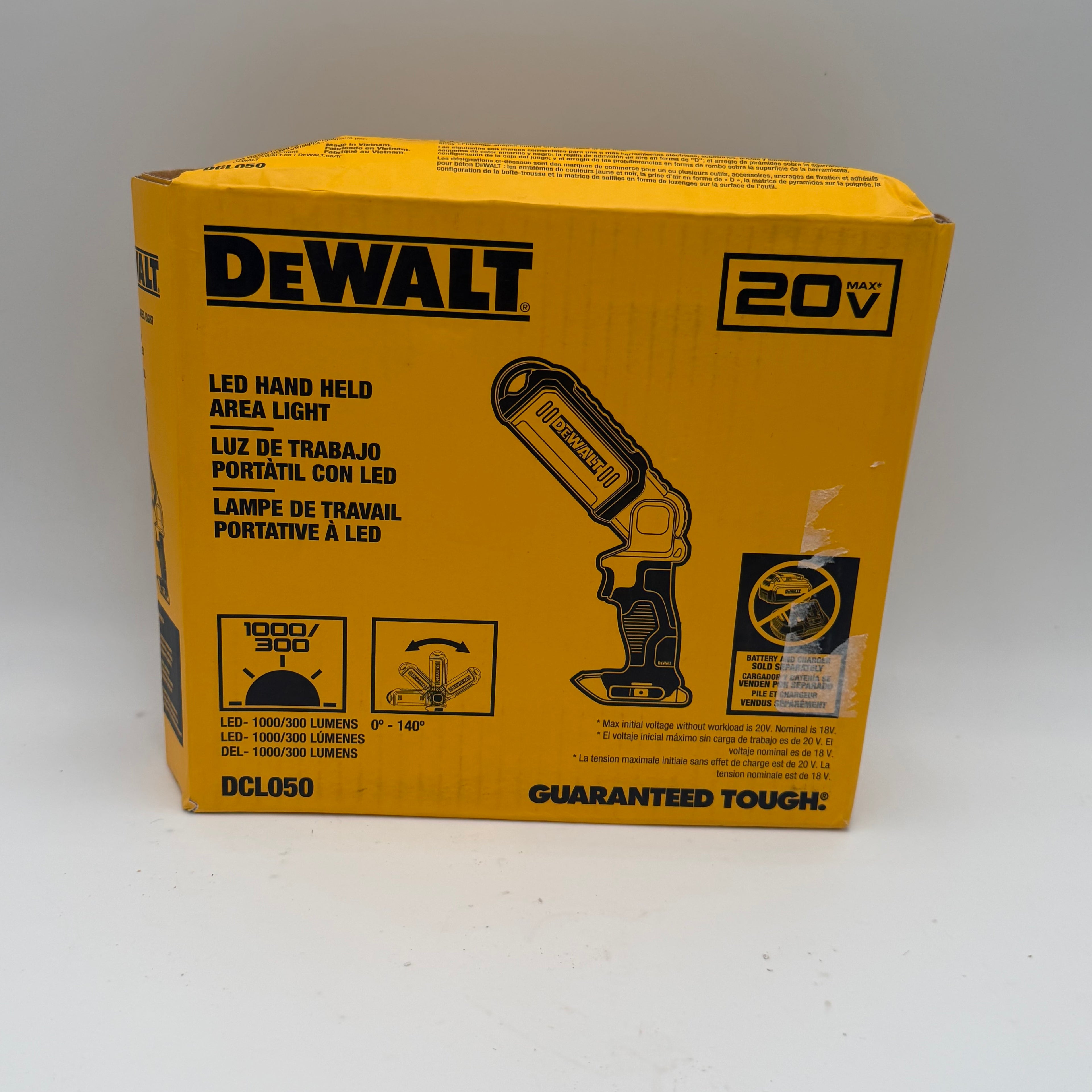 DeWalt DCL050 LED Hand Held Power Tool New In Box