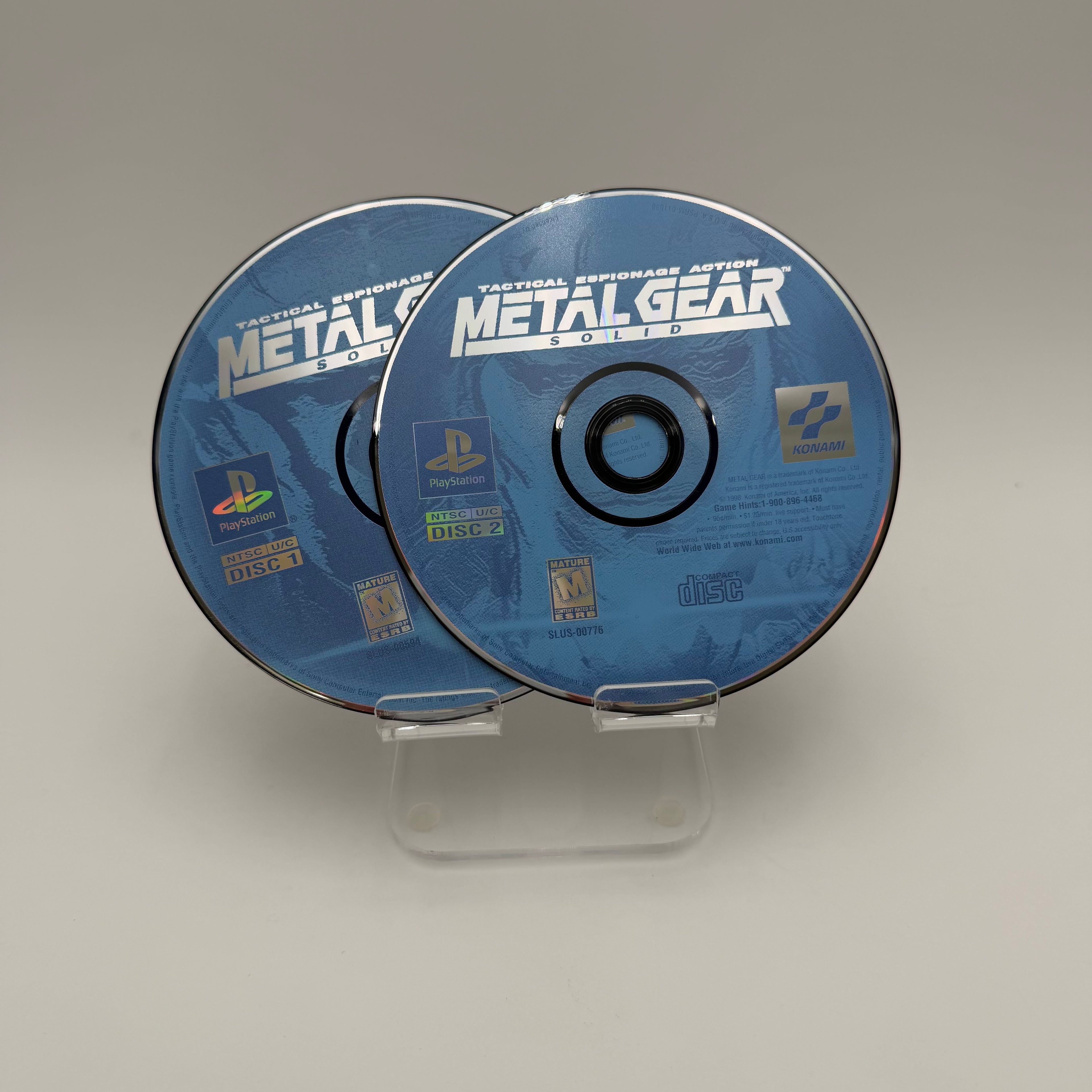PlayStation 1 Metal Gear Solid - 2 Disc - Used - B Cartridge