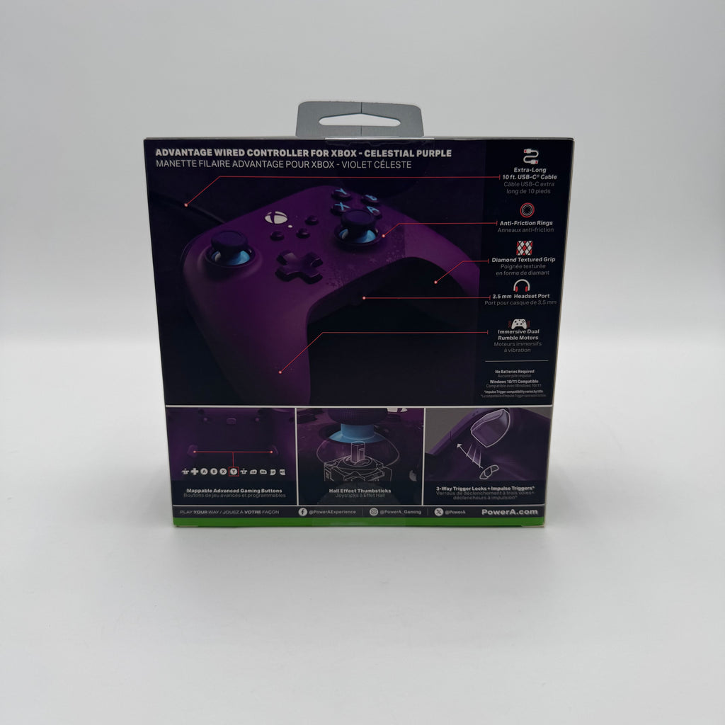 PowerA Advantage Wired Controller for Xbox Series X|S - Celestial Purple