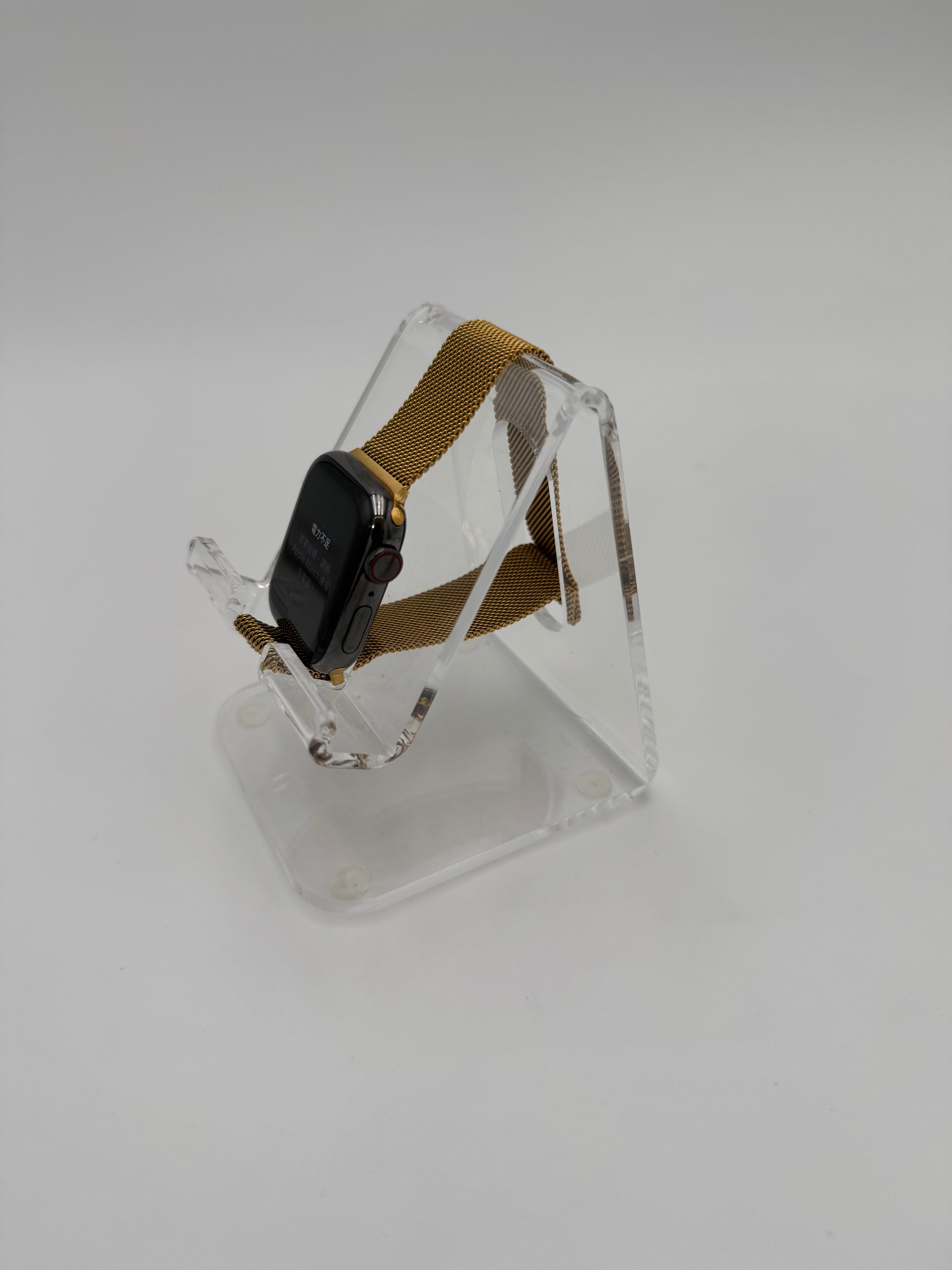 Apple Watch Series 7 A2475 (2021) 41mm GPS Cellular Gold Milanese Loop Unlocked