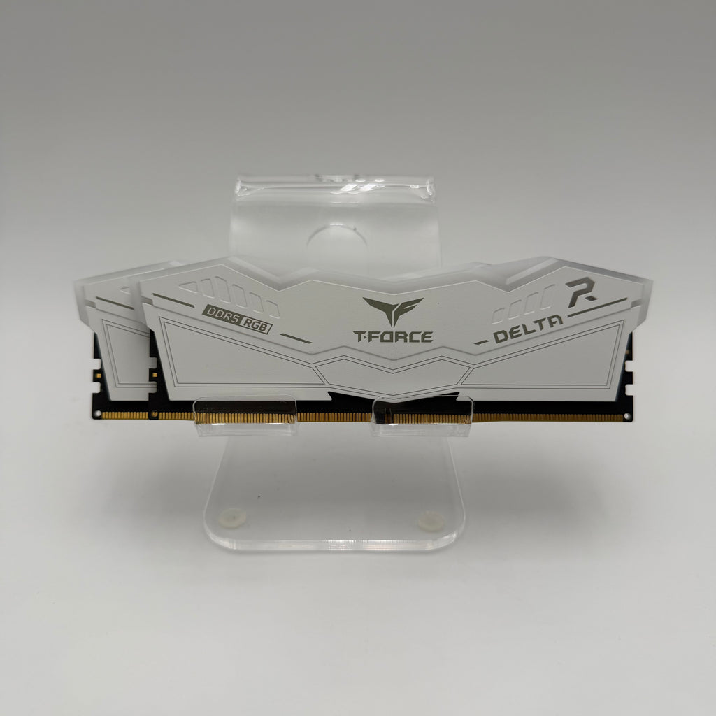 TEAMGROUP T-Force Delta RGB DDR5 32GB (2x16) 6000MHz CL38 XMP/EXPO White