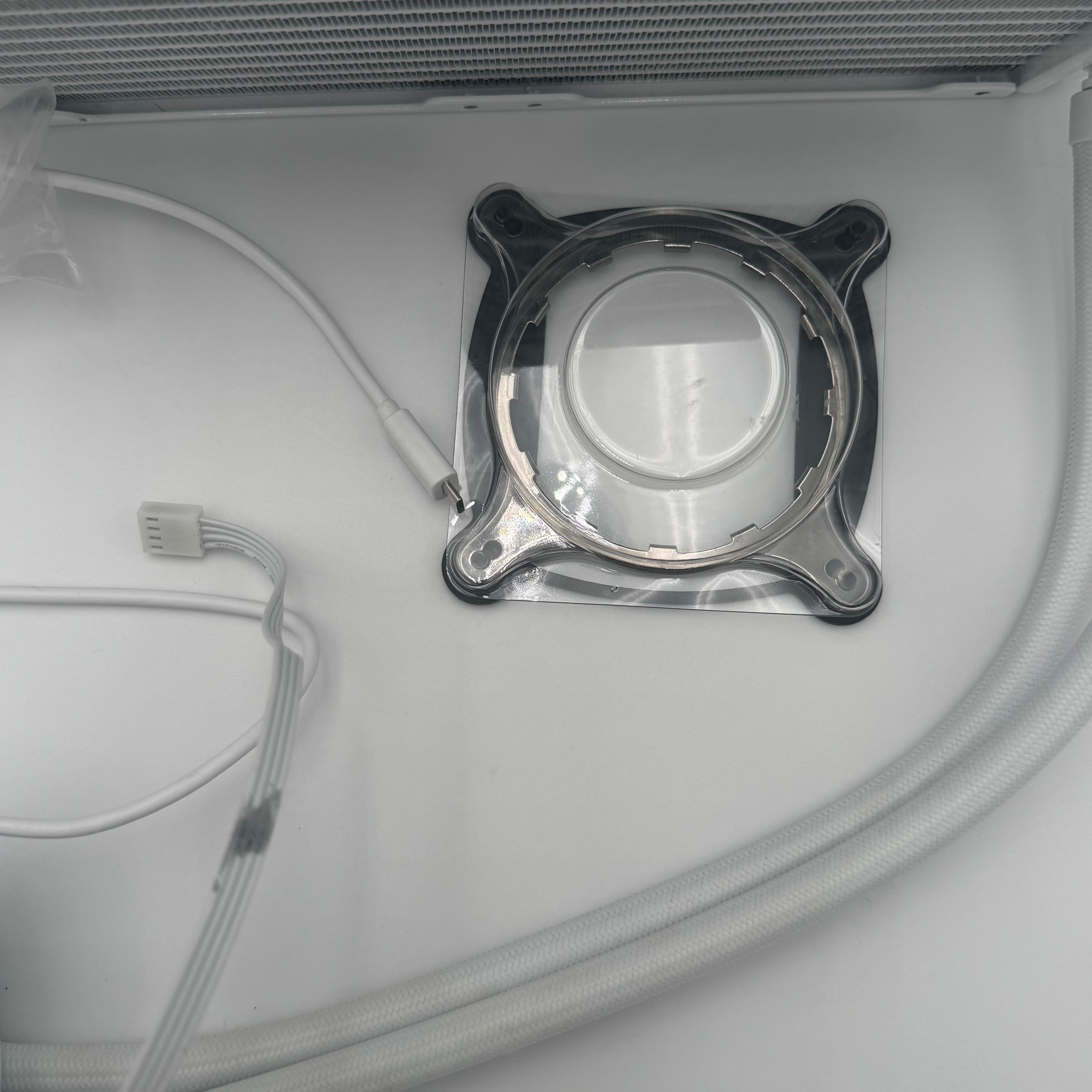 ASUS ROG STRIX LC 240 RGB White Edition Liquid CPU Cooler **READ**