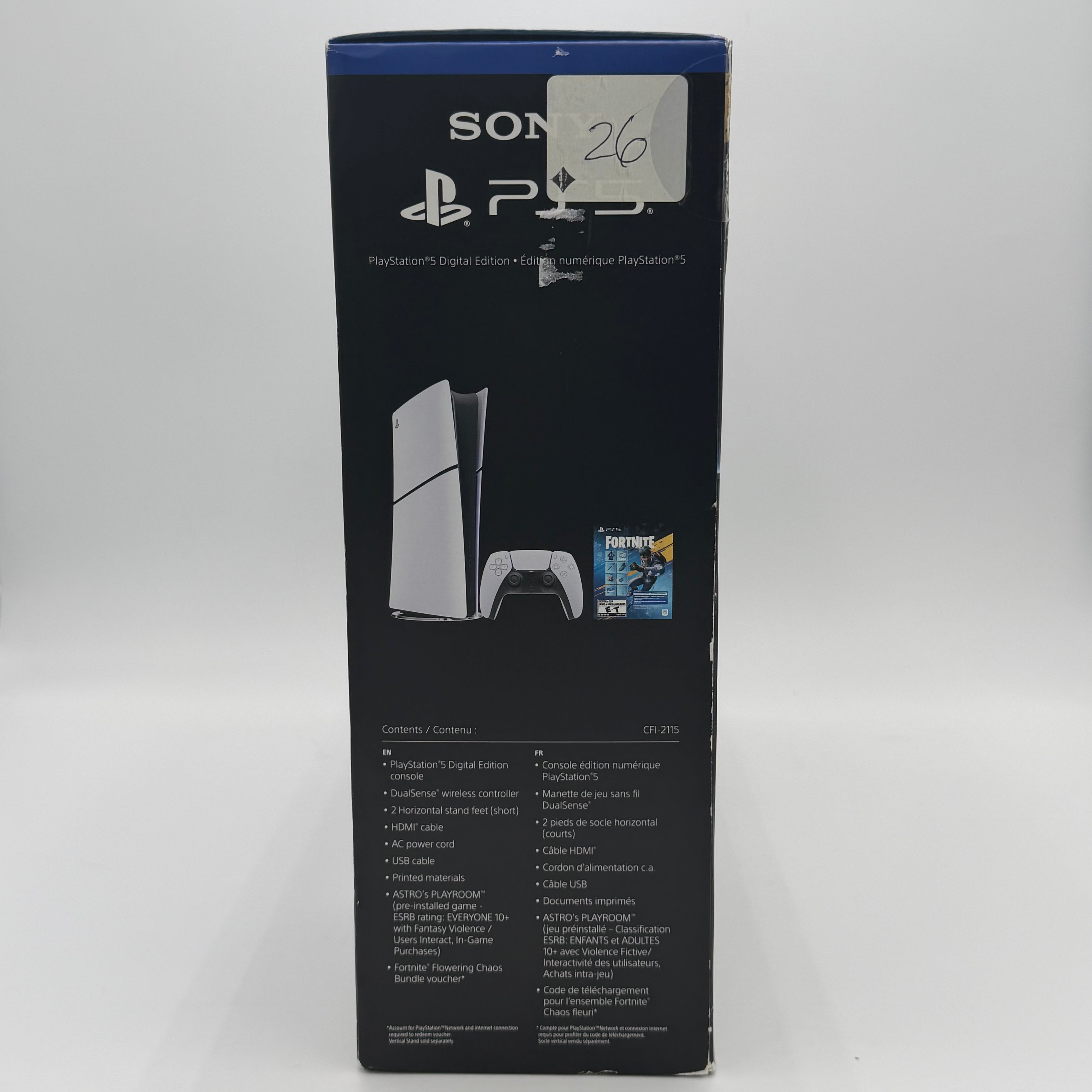 PlayStation 5 Slim Digital Edition Console 825 GB - Fortnite Bundle | Brand New