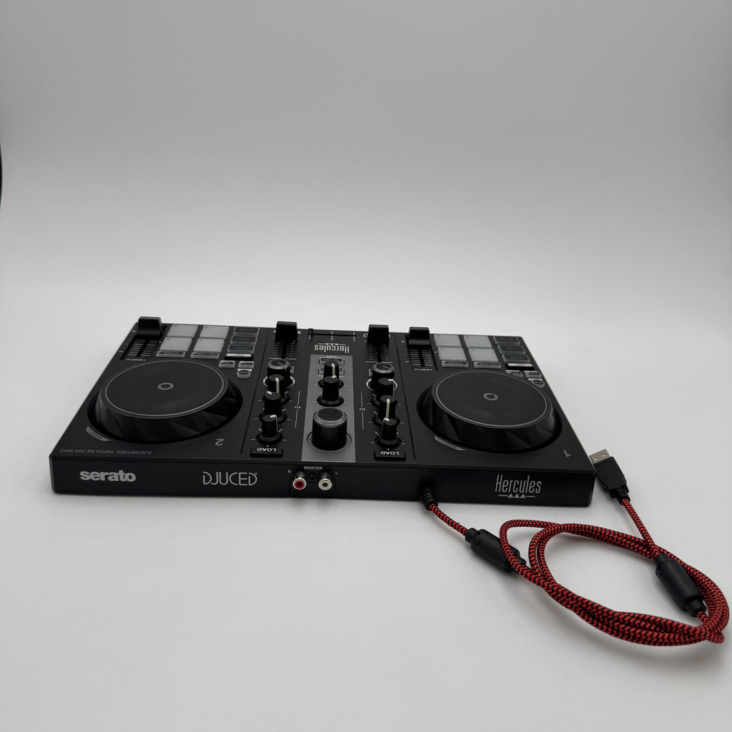 Hercules DJControl Inpulse 200 MK2 2-Channel DJ Controller DJUCED Tested Works