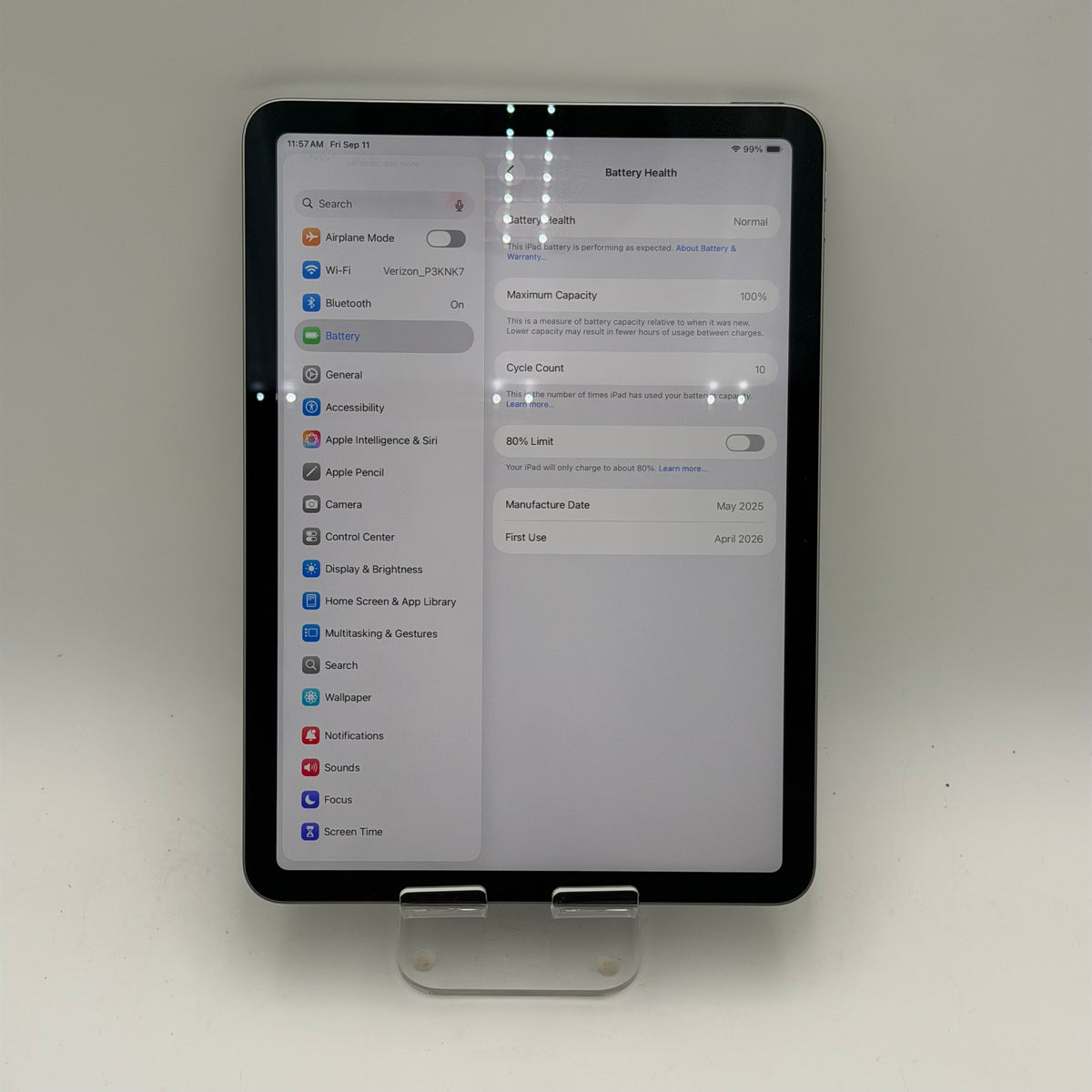 Apple iPad Air 11-inch M3 A3266 (2025) Wi‑Fi 128GB - Black