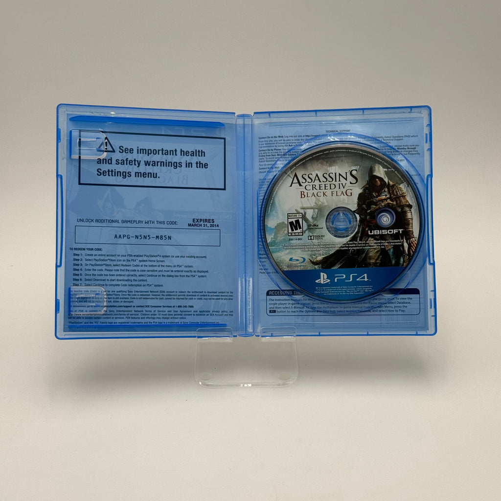 PlayStation 4 PS4 Assassin's Creed IV: Black Flag Video Game - Tested/Working