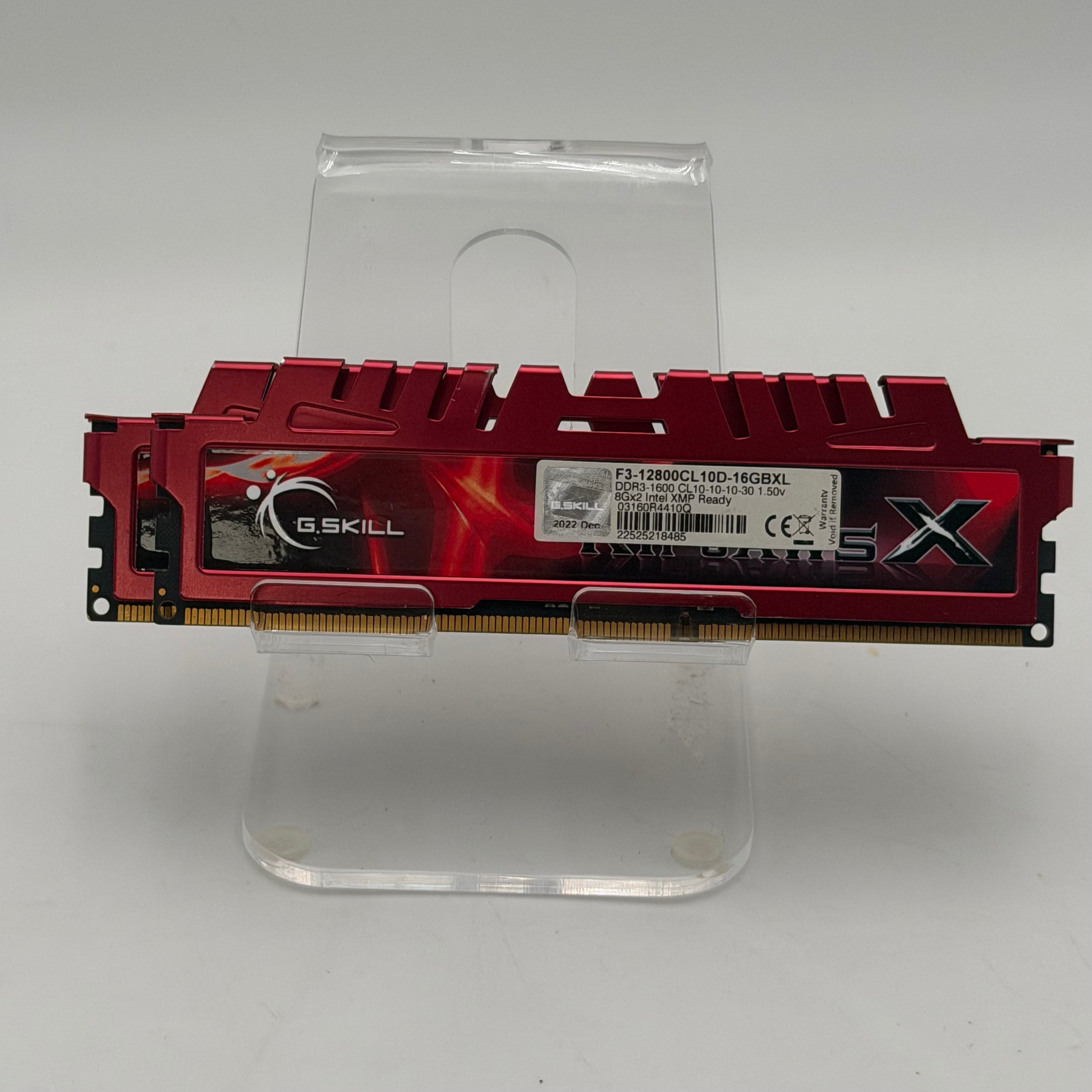 G.SKILL RipjawsX Series (Intel XMP) DDR3 RAM 16GB (2x8GB) 16GBXL