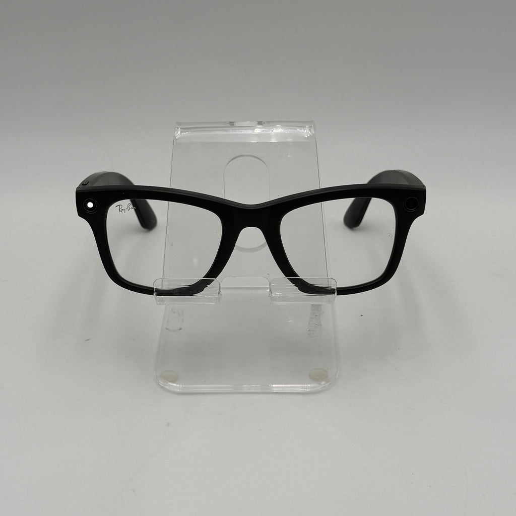 Ray-Ban Meta Wayfarer RW4012 Gen 2 Shiny Black AI Smart Glasses w/ Charging Case