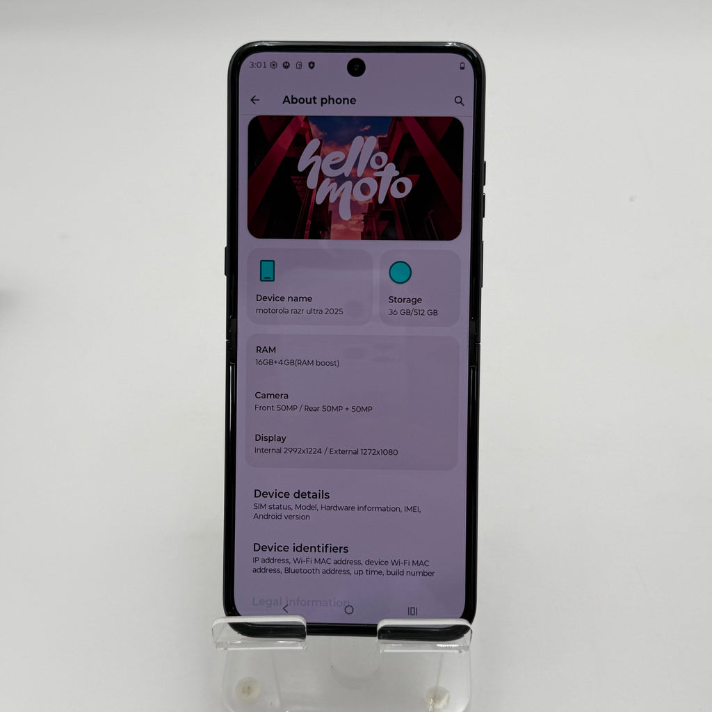 Motorola Razr Ultra 2025 Black Used - A