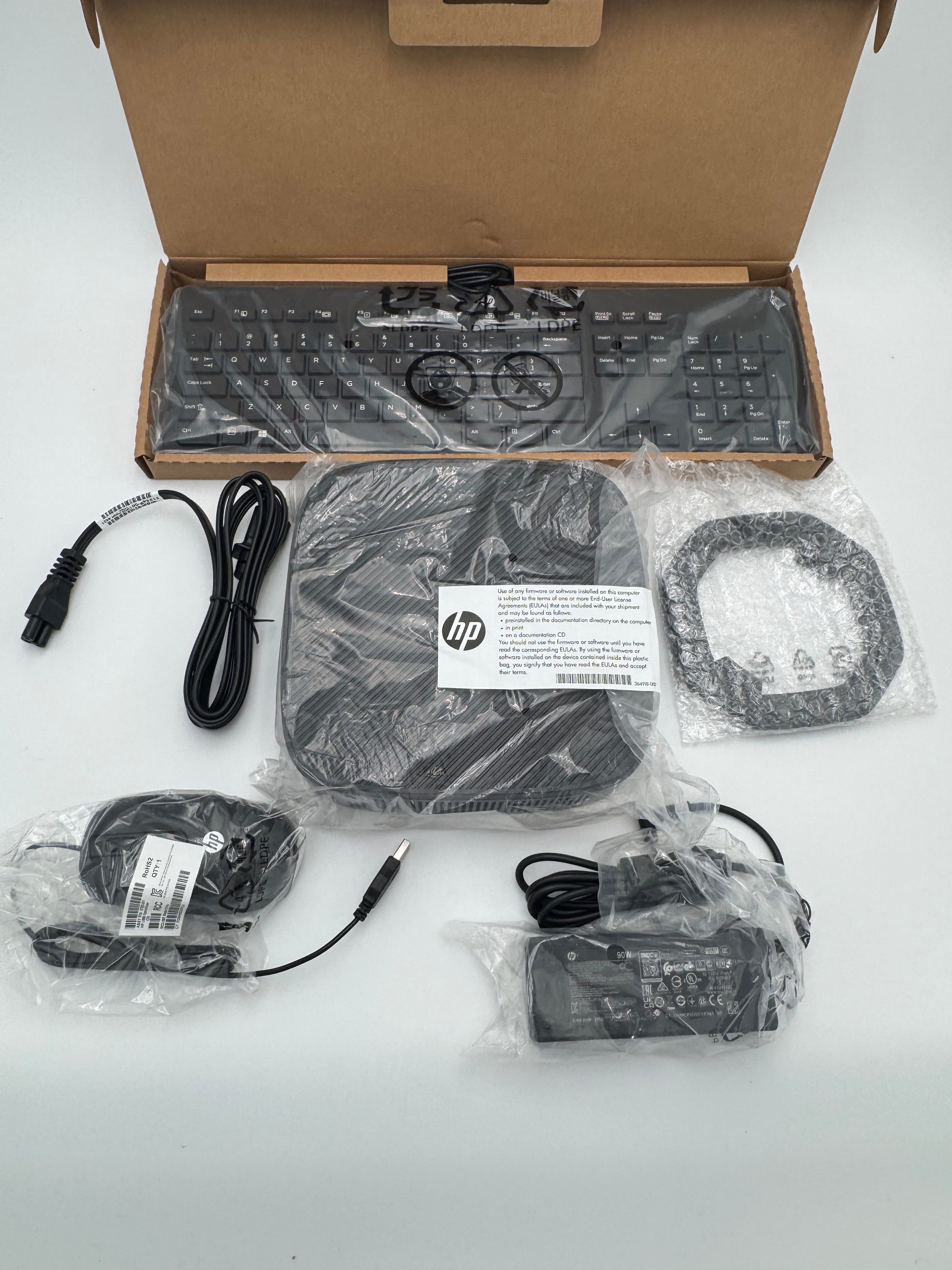 New HP t740 thin client AMD Ryzen V1756B 3.25GHz 8GB 64GB Wi-Fi New Open Box