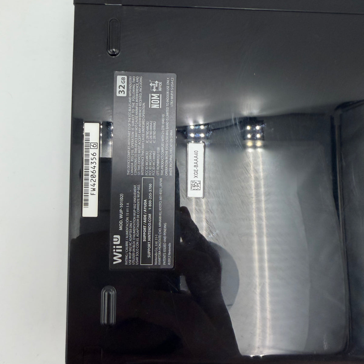 Nintendo Wii U Basic (WUP-101) Black Used - A