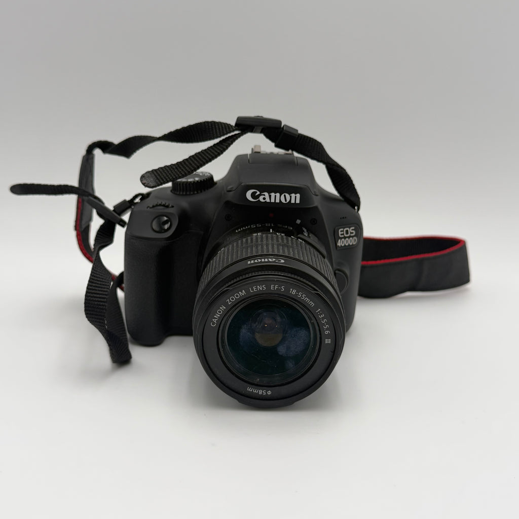 Canon EOS 4000D Digital Camera Black EF-S 18-55mm lens