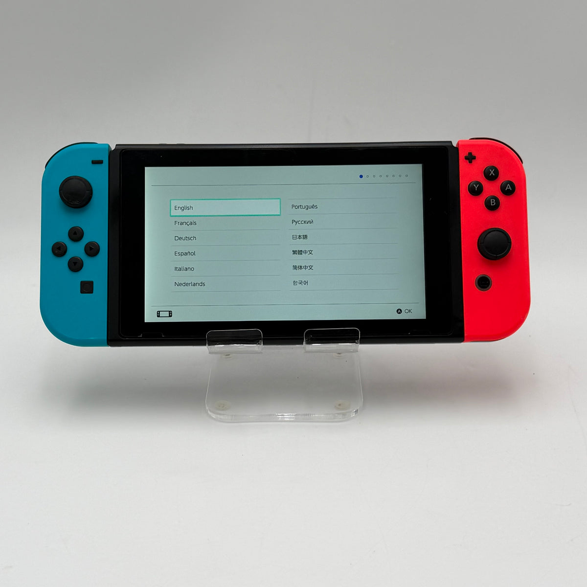 Nintendo Switch (HAC-001-01) 2019 Black Video Game System Used B