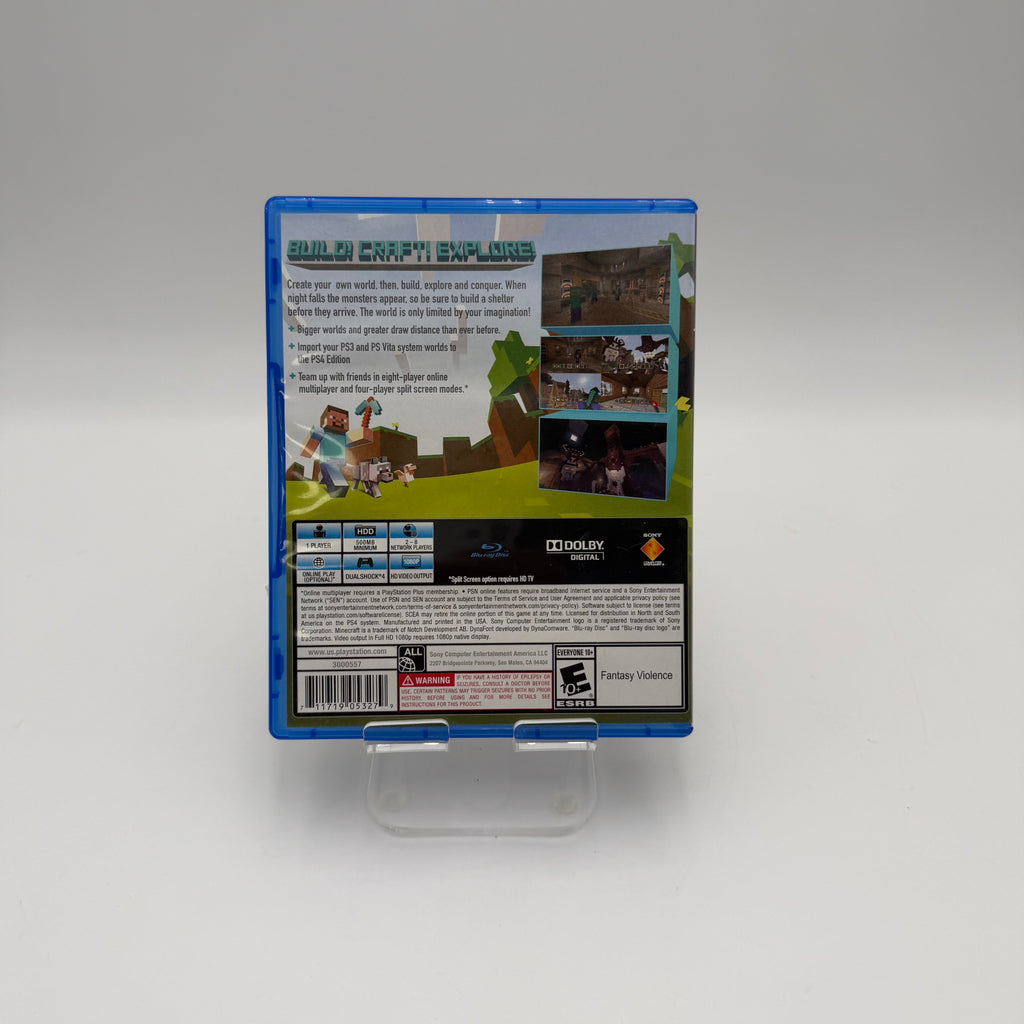 PlayStation 4 Minecraft: PlayStation 4 Edition - Tested/Working