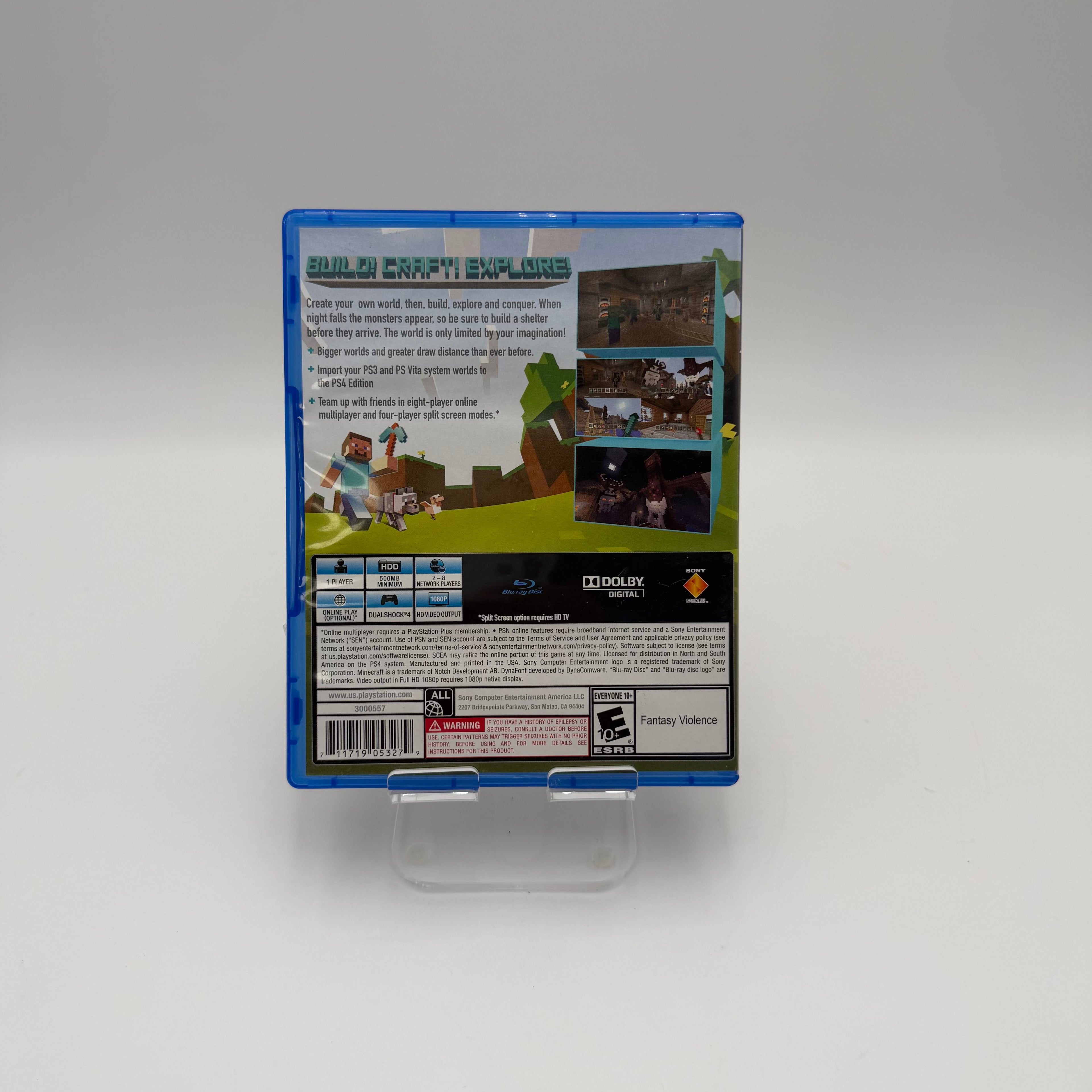 PlayStation 4 Minecraft: PlayStation 4 Edition - Tested/Working
