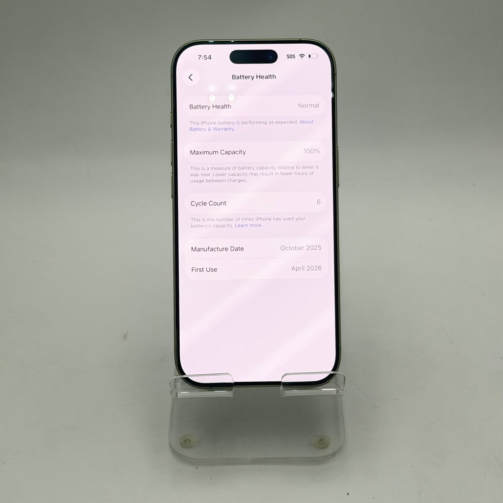 Apple iPhone 17 Green Used - A
