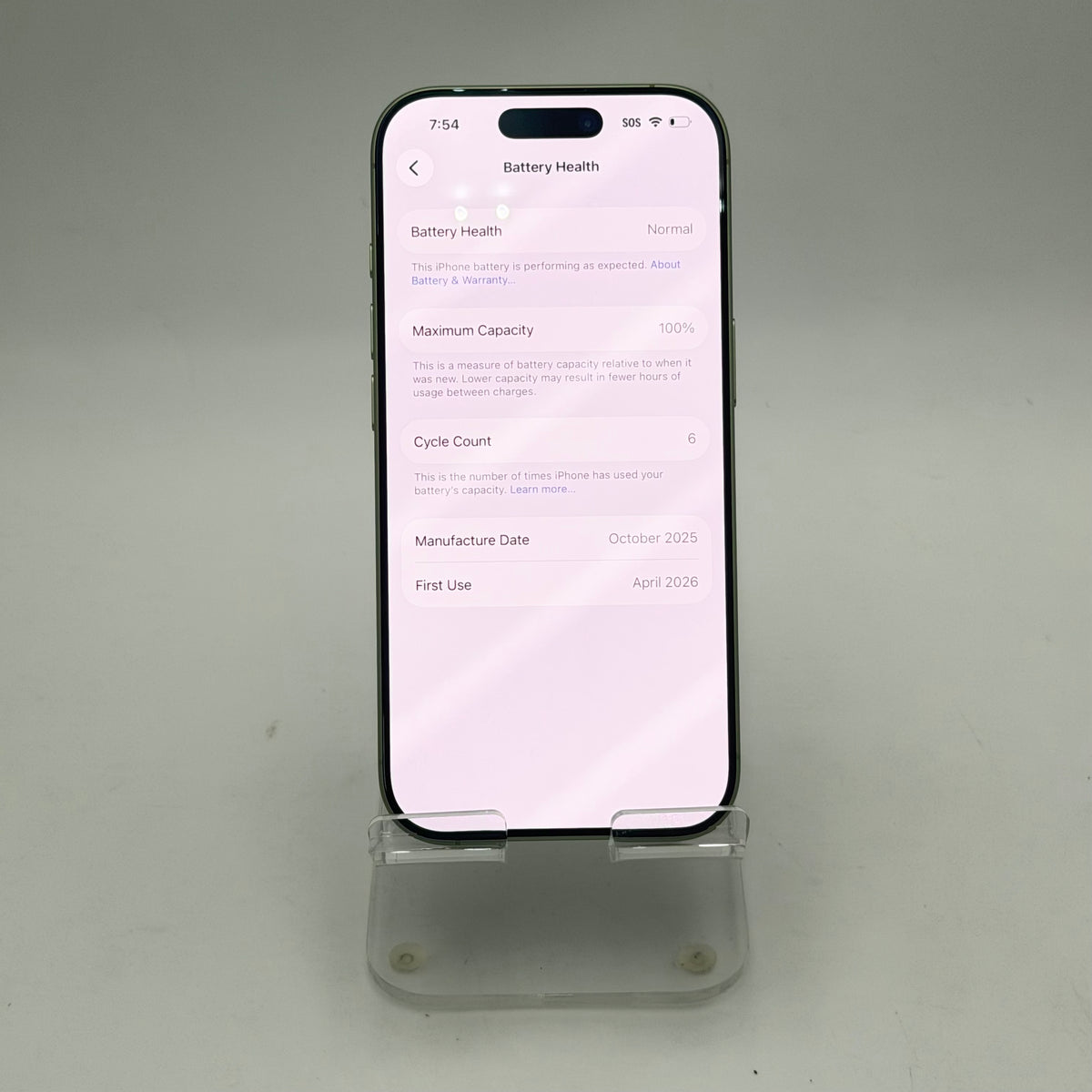 Apple iPhone 17 Green Used - A