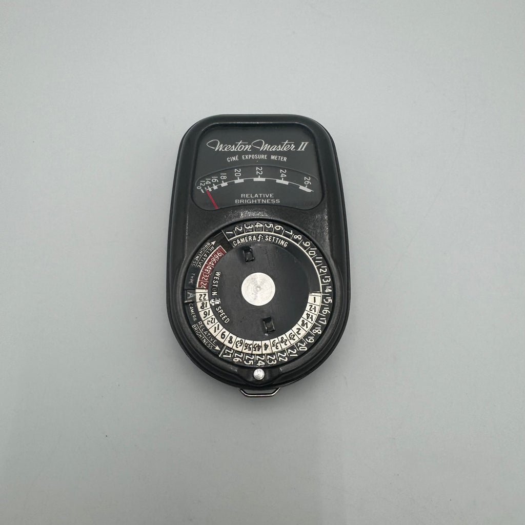 Vintage Weston Master II 2 Exposure Meter Cine Model 736 Light Meter w/ Box + Manuals