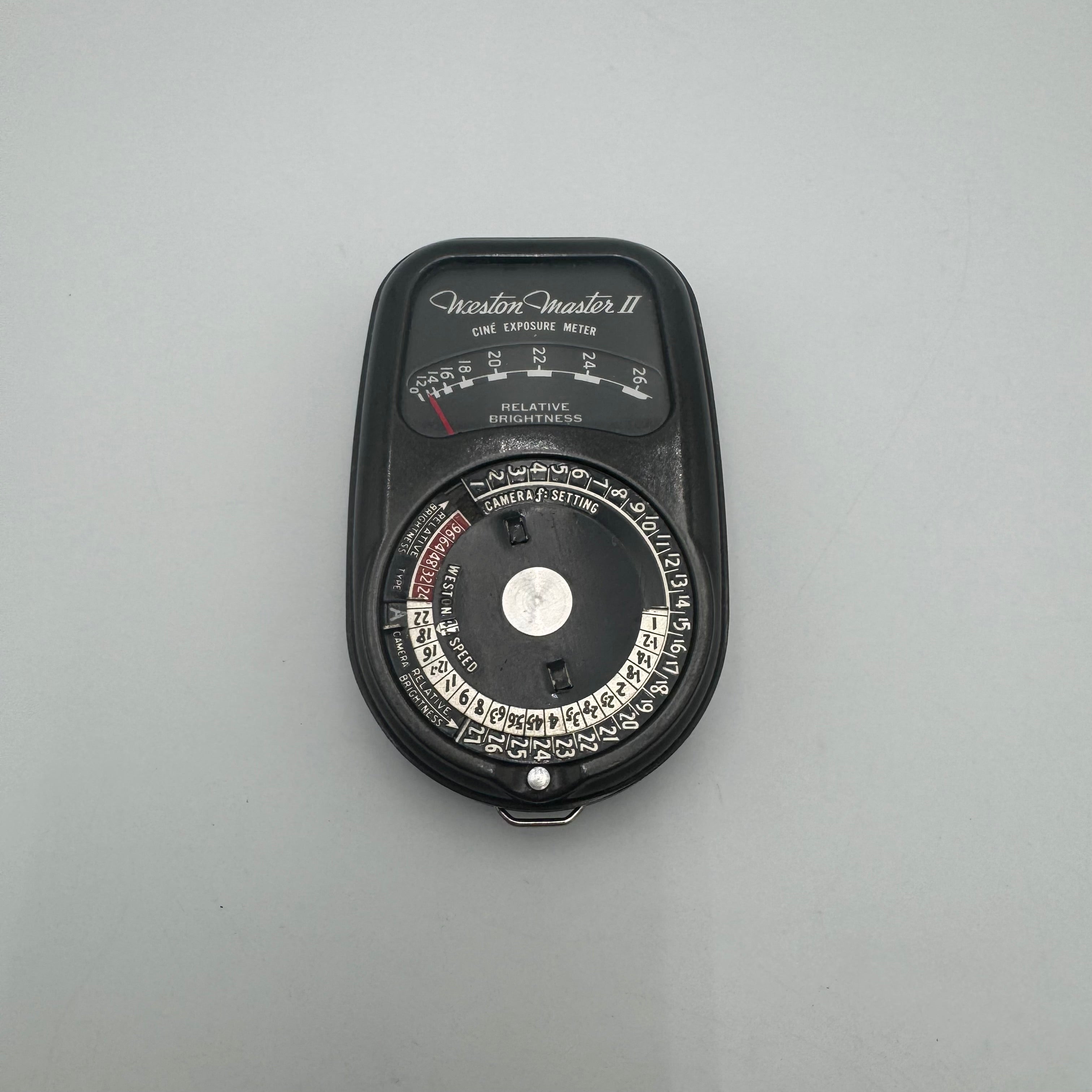 Vintage Weston Master II 2 Exposure Meter Cine Model 736 Light Meter w/ Box + Manuals