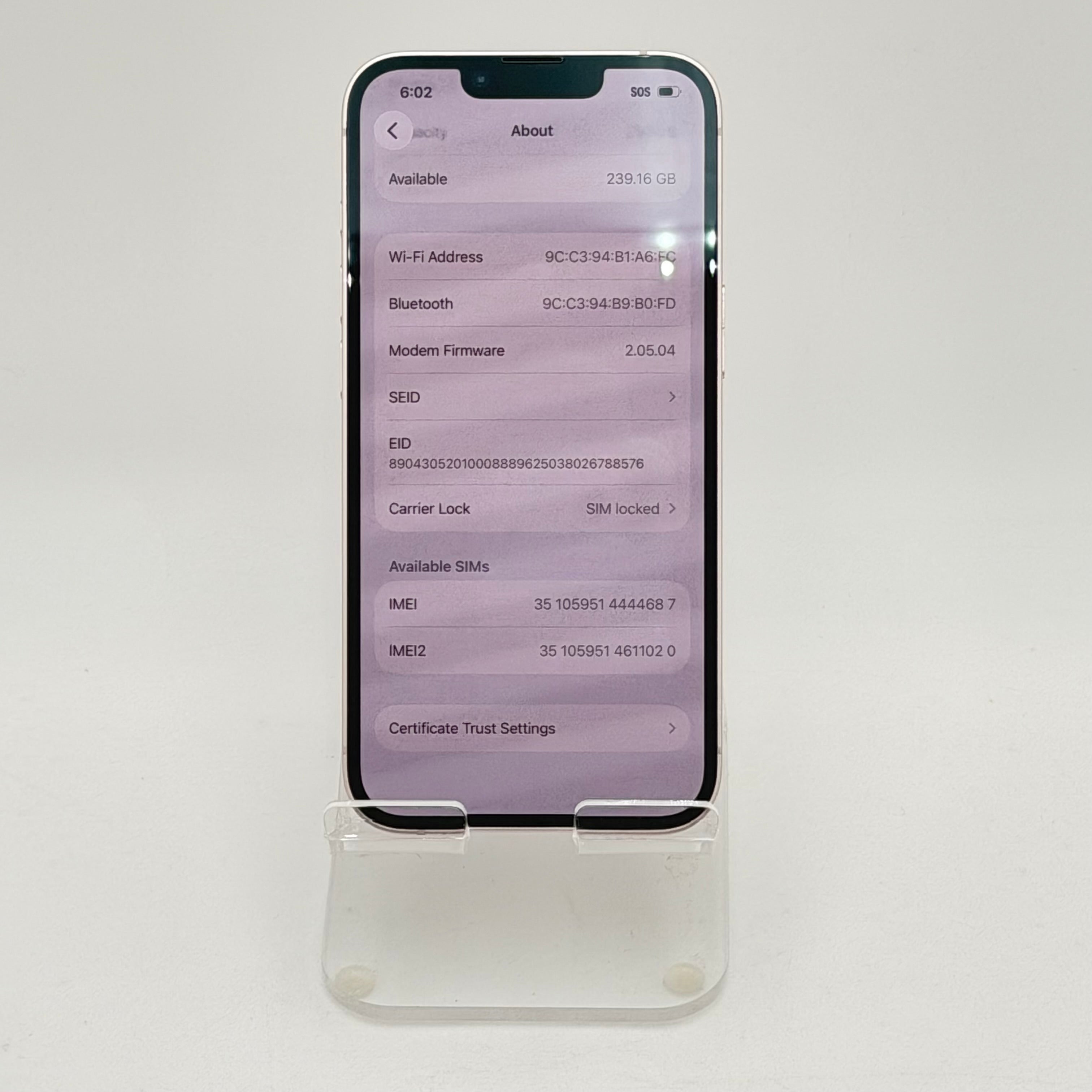 T-mobile Apple iPhone 17e 256GB Pink 100% BH