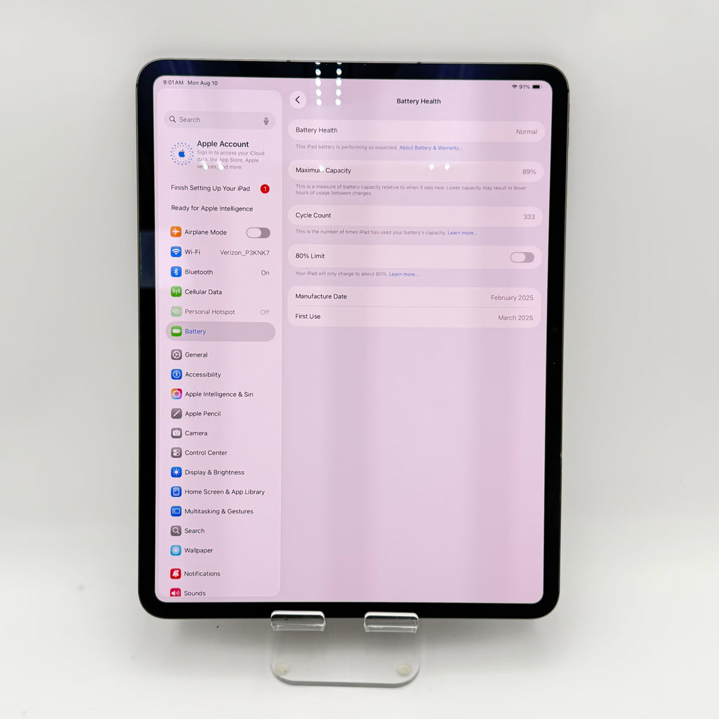 Apple iPad Pro 13" M4 A2926 256GB WiFi + Cellular Unlocked -Read