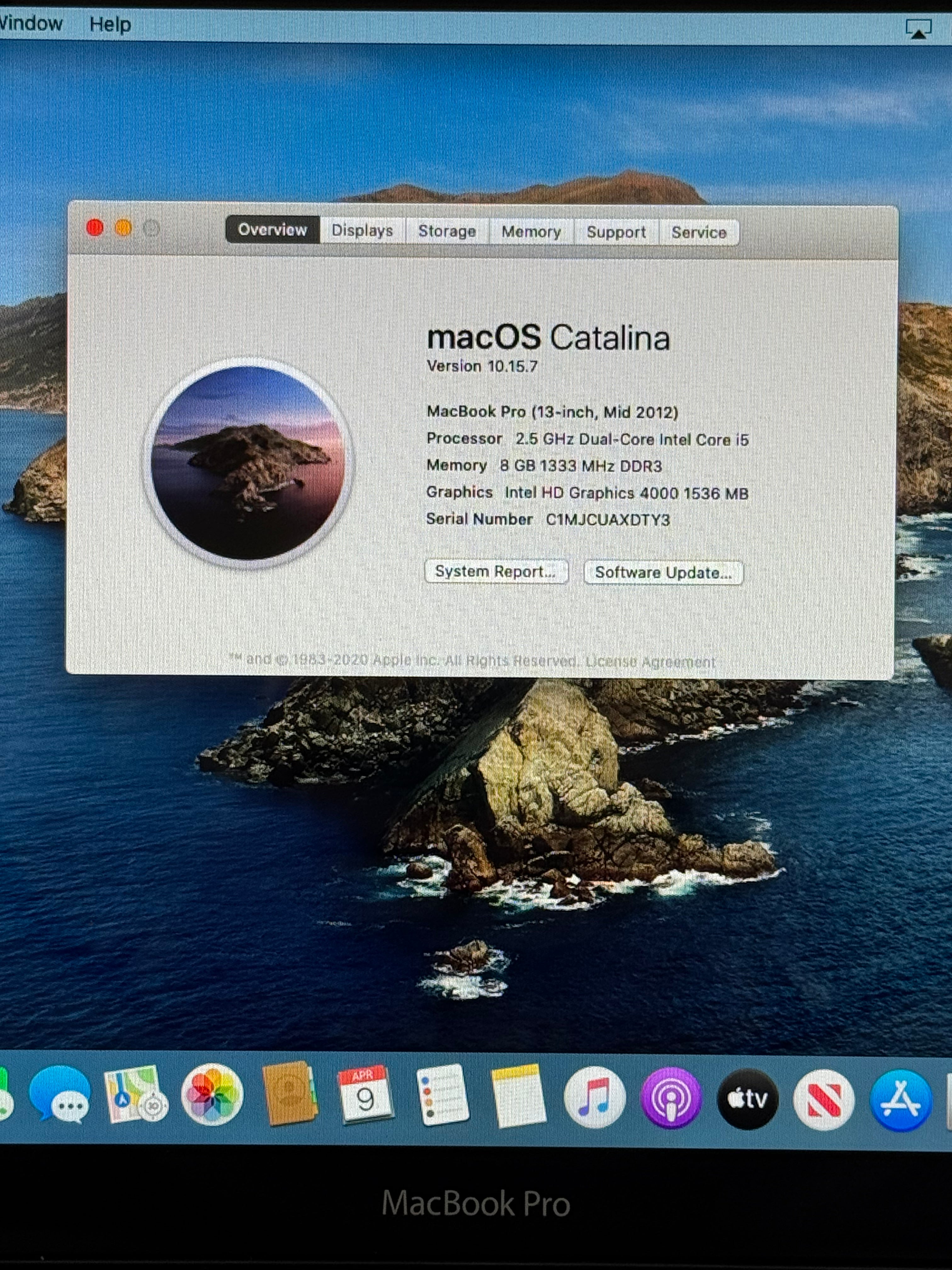 Apple MacBook Pro 13" A1278 2012 8GB 1TB Silver