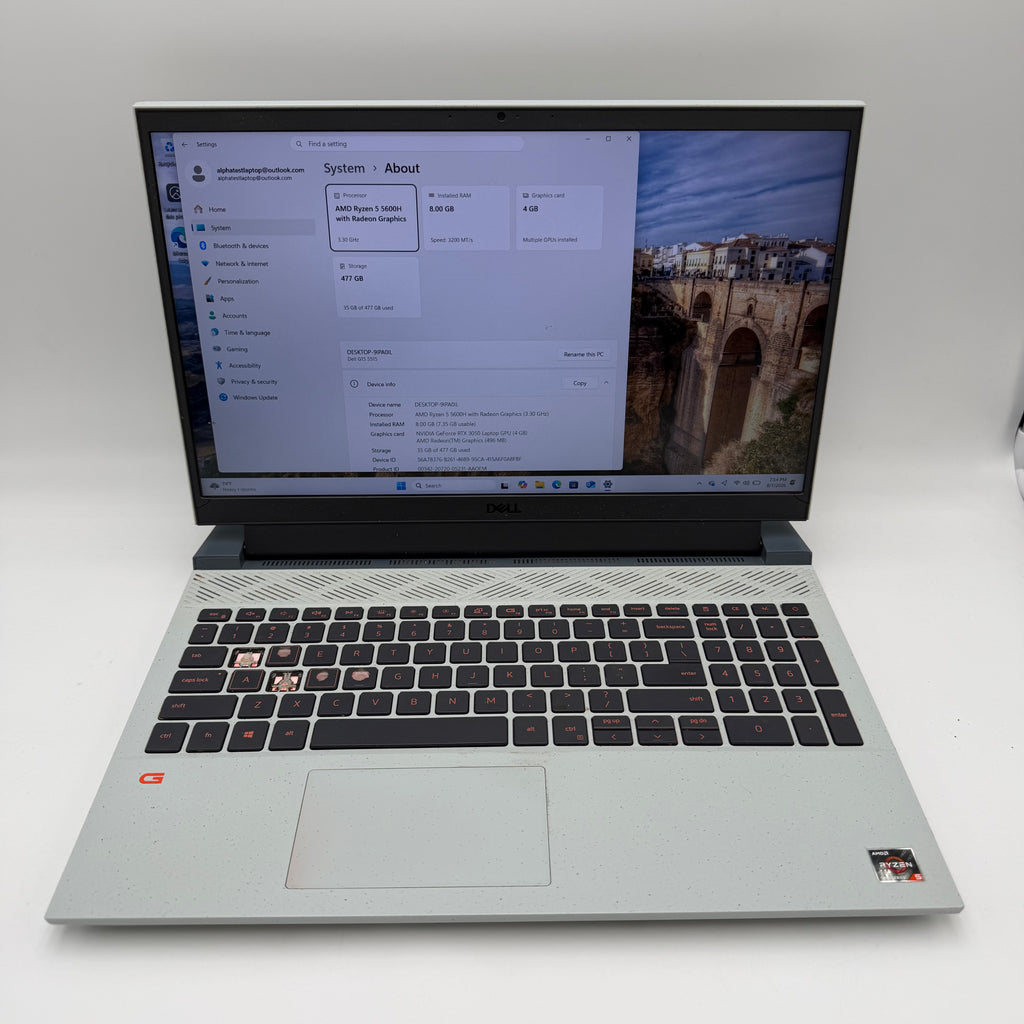 Dell G15 Ryzen Edition Laptop 512GB 8GB - Read