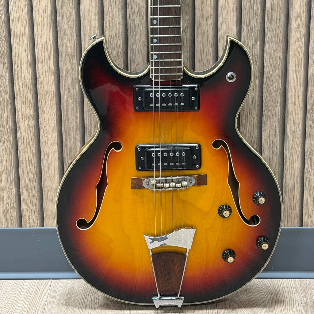 Conrad 12 String Semi Hollow Vintage Electric Guitar