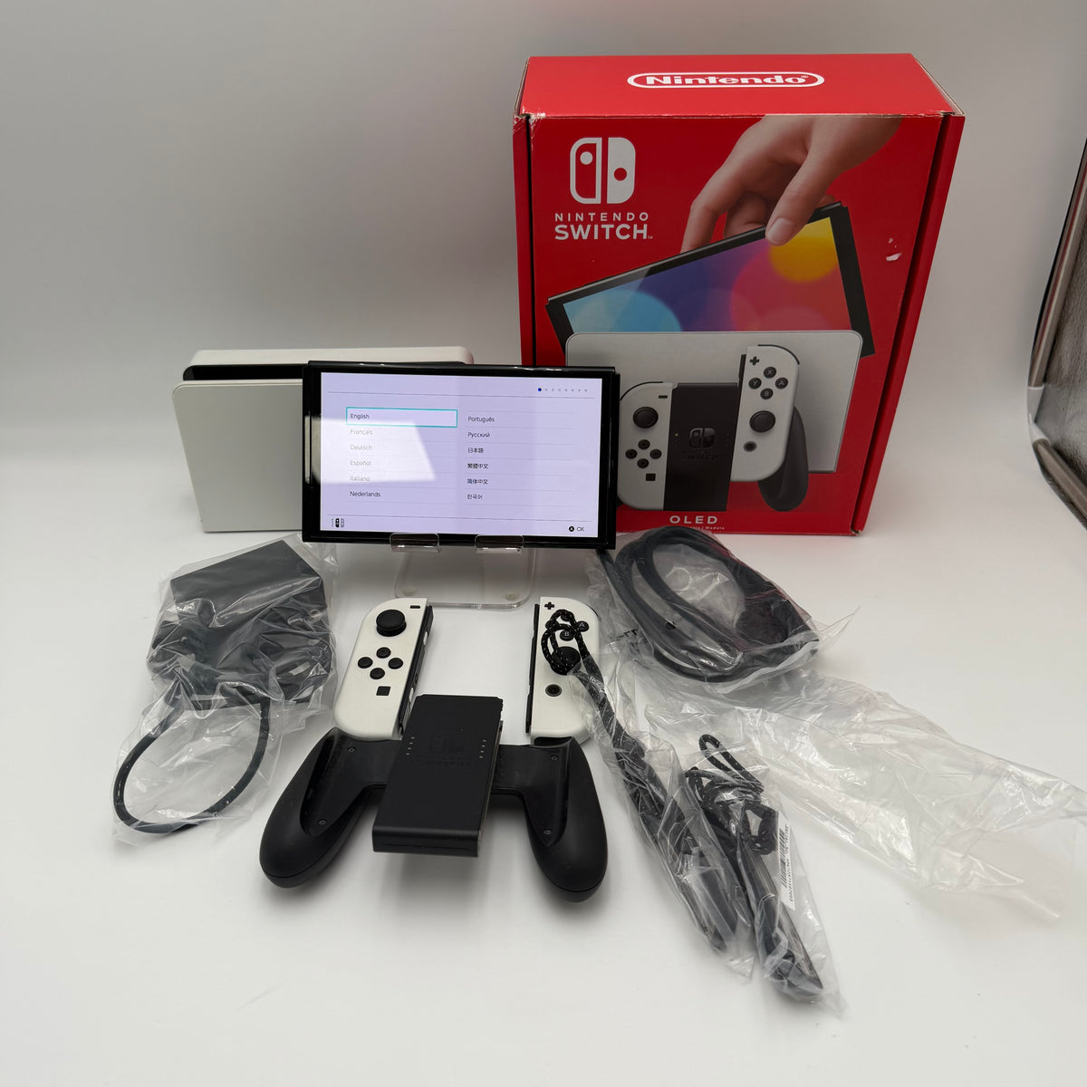 Nintendo Switch OLED Model HEG-001 2021 White Used A