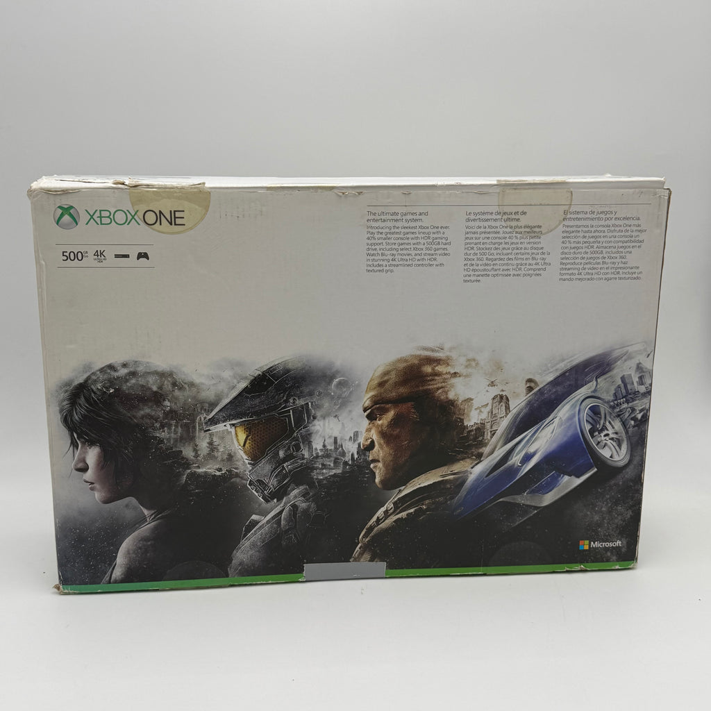 Microsoft Xbox One S 500GB Console -With Box, Cables - Excellent Condition