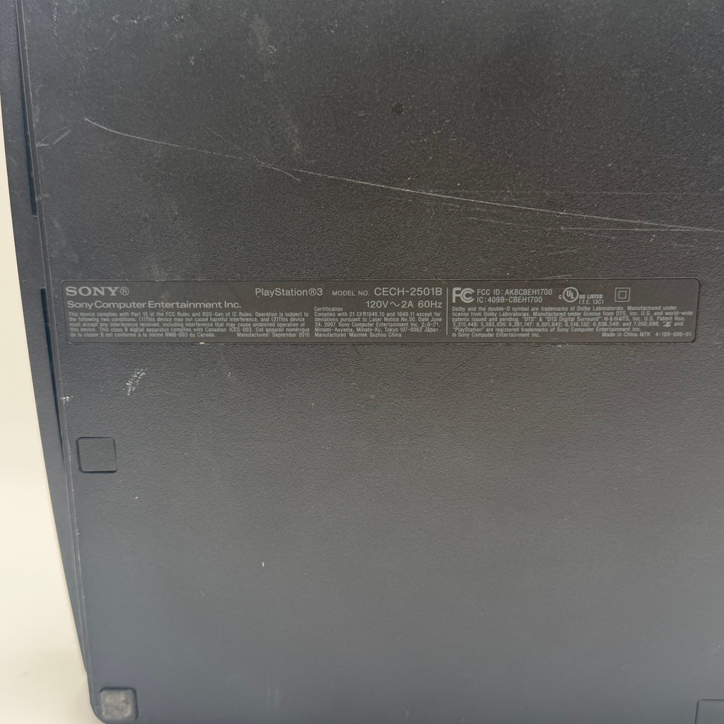Sony PlayStation 3 Slim CECH-2001B Black Broken Disc Drive