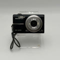 Olympus FE-370 Digital Camera Black Used A Lens Clear Flash Functional