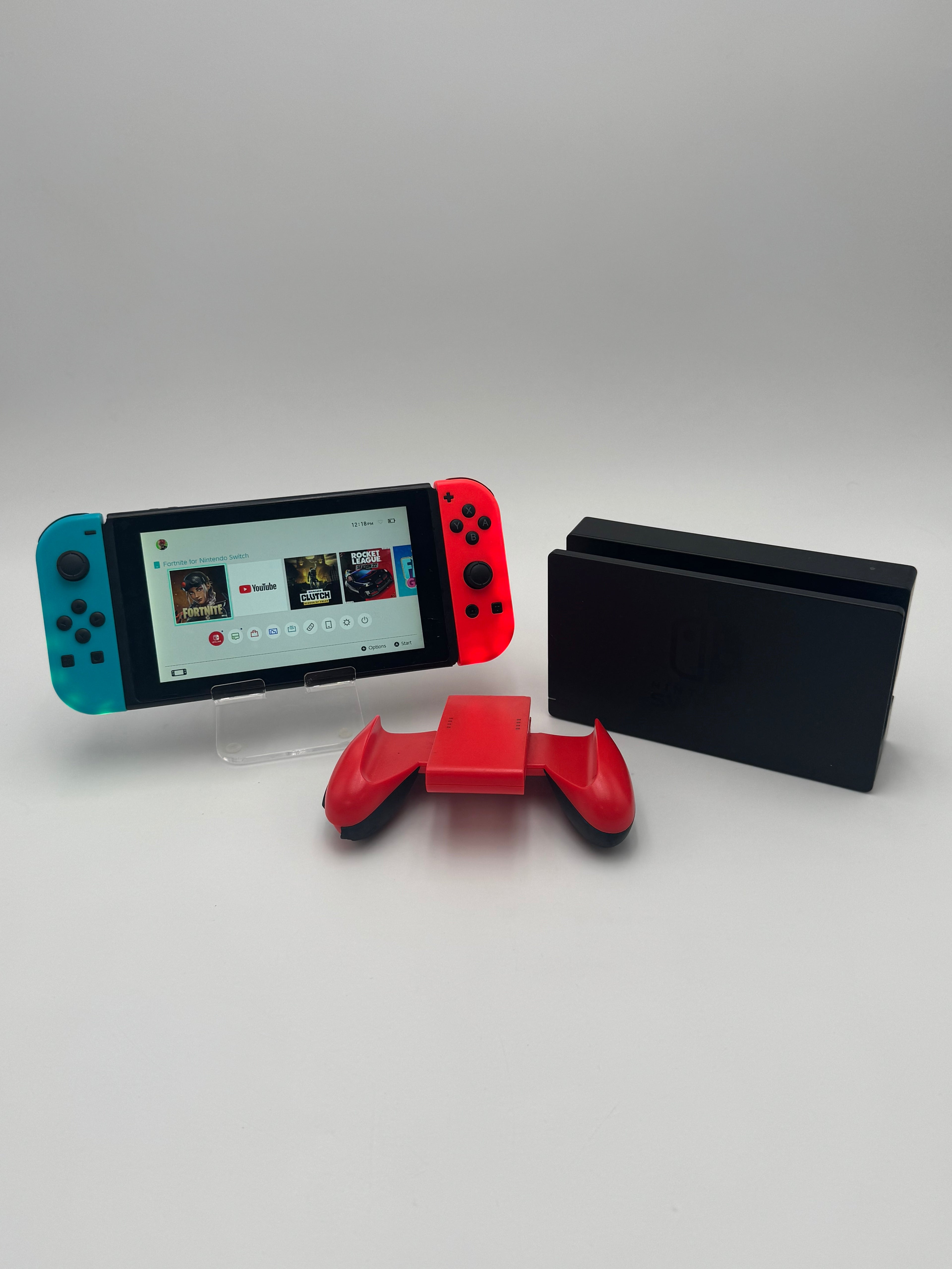 Nintendo Switch HAC-001 32GB Handheld Game Console w/ Dock, Charger