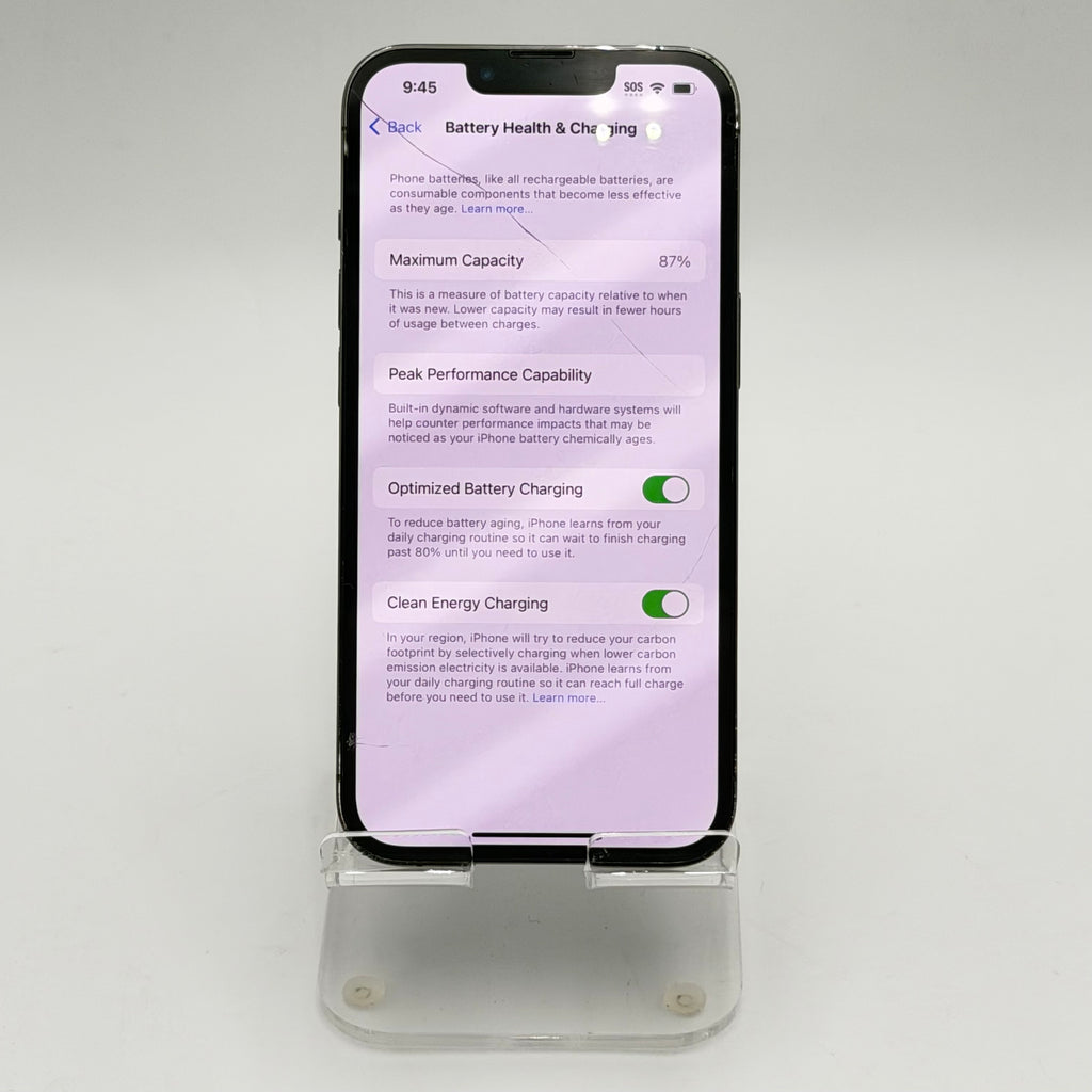 Apple iPhone 13 Pro 128GB Black Broken unlocked